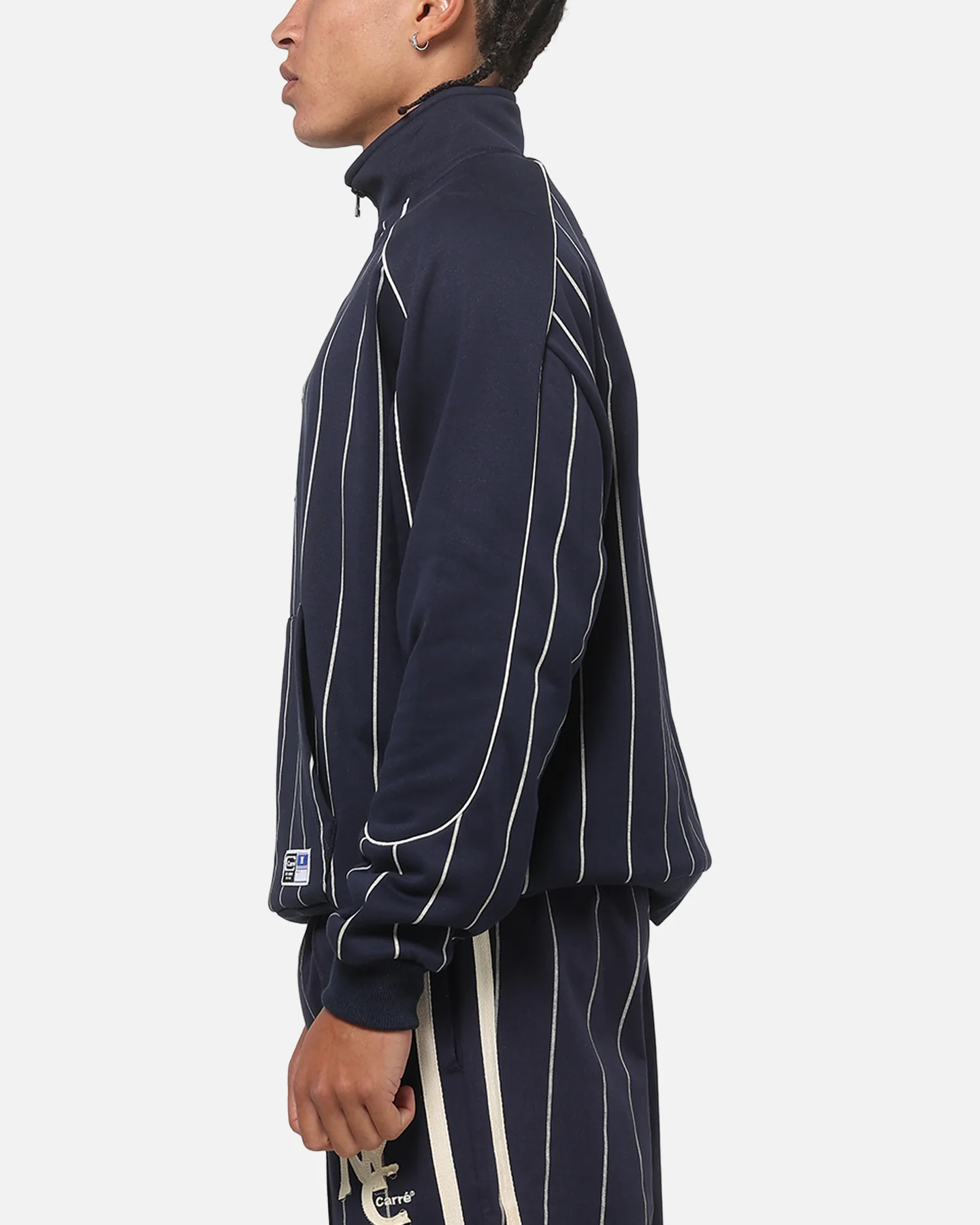 Carre New York City Series Quarter Zip Crewneck Navy - Image 5