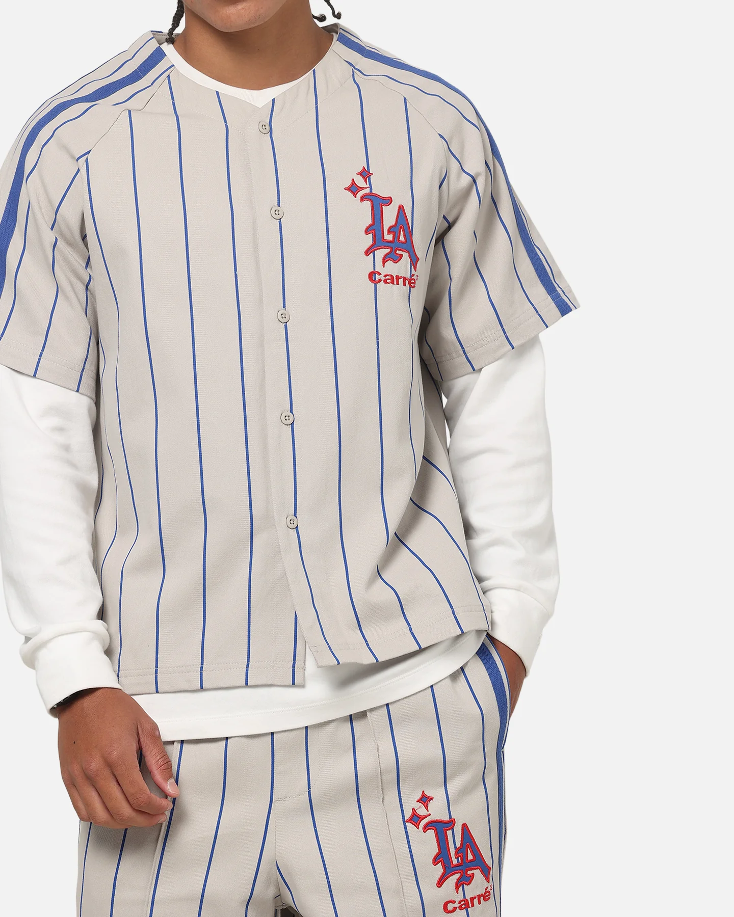 Carre Los Angeles City Series Jersey Grey/Blue - Image 6