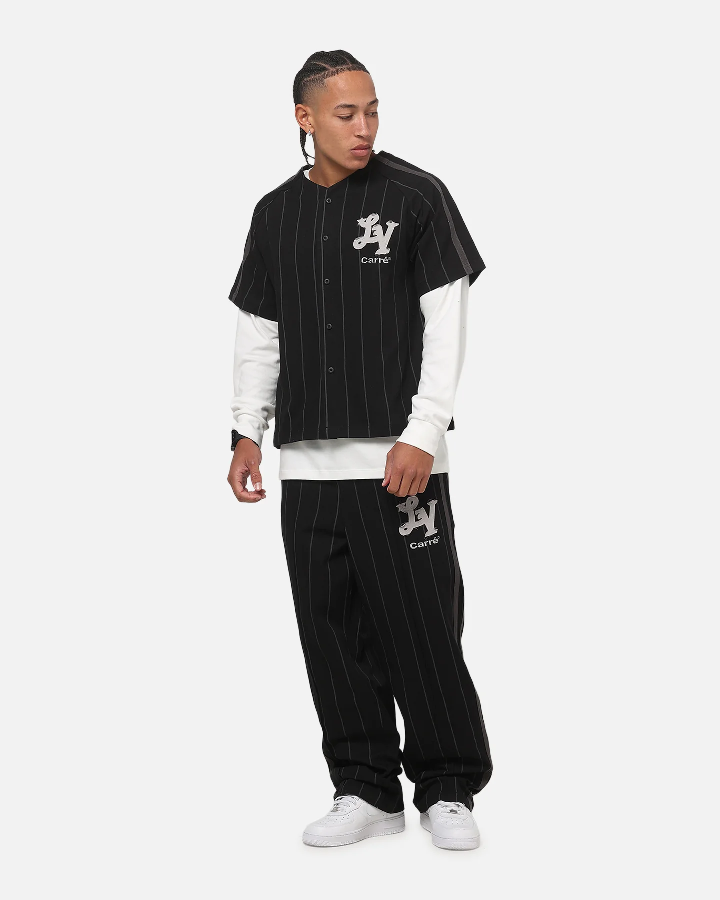 Carre Las Vegas City Series Jersey Black Pinstripe - Image 2