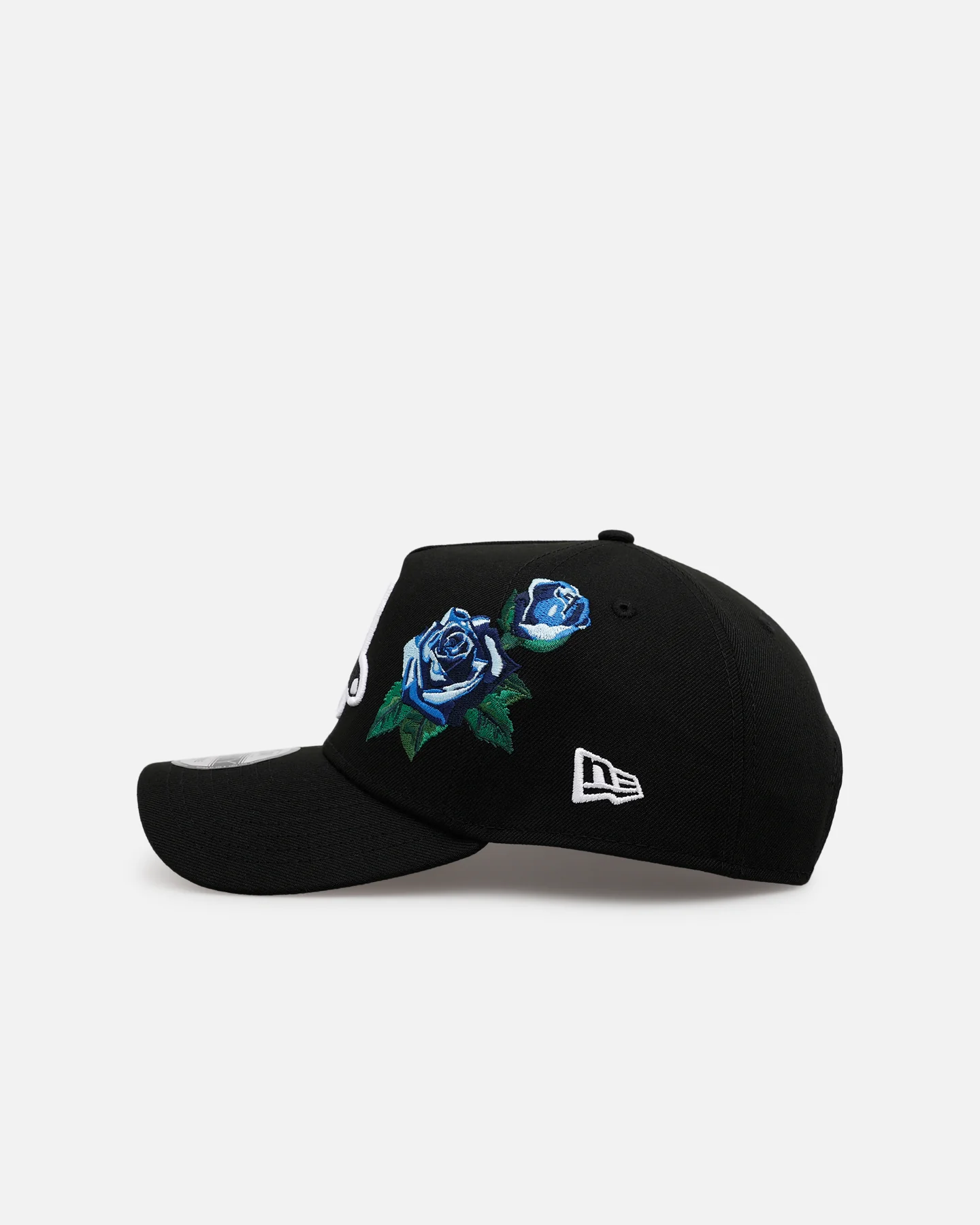 New Era Boston Red Sox 'Blue Rose' 9FORTY A-Frame Snapback Black/Blue - Image 4