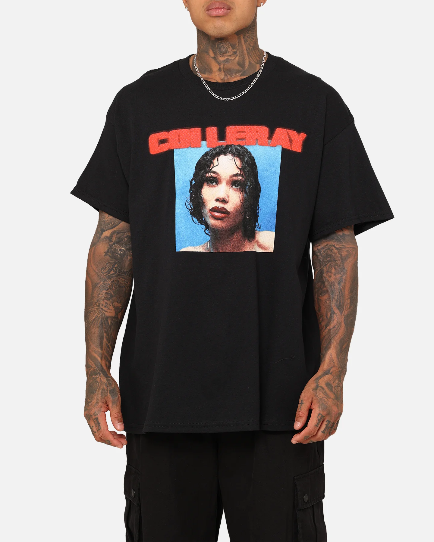Coi Leray Photographic T-Shirt Black - Image 3