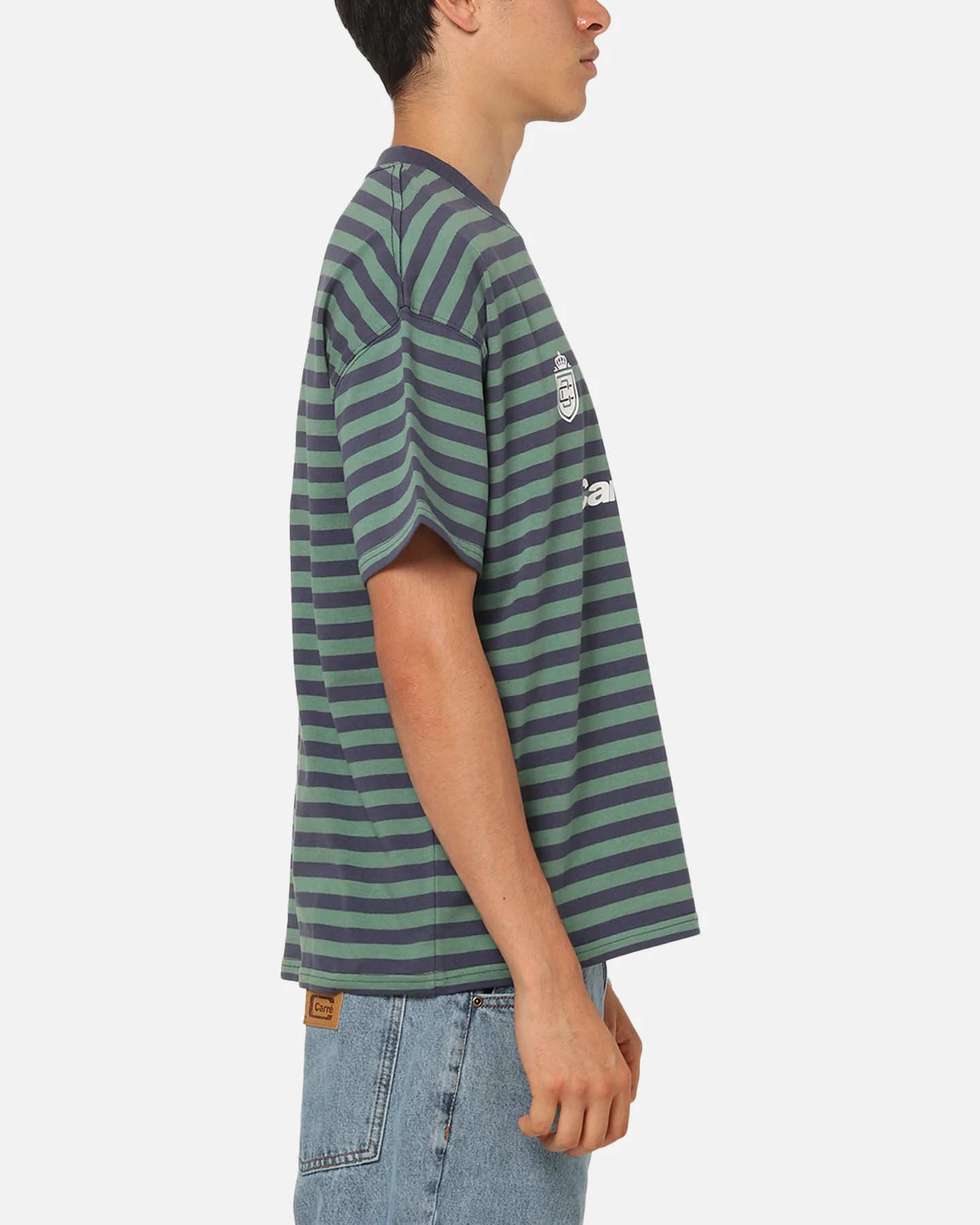 Carre Collective Stripe T-Shirt Navy Stripe - Image 4