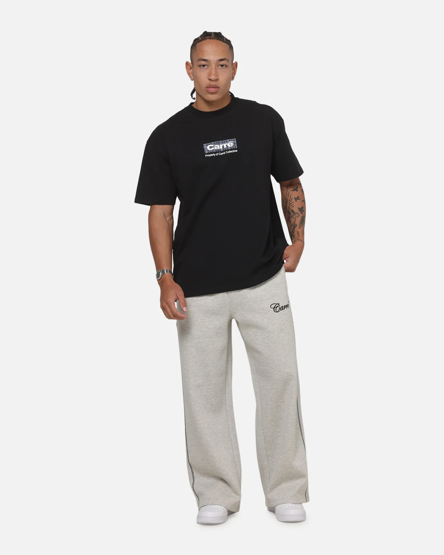 Carre Corrupt 2.0 Sweatpants Grey Marle - Image 2