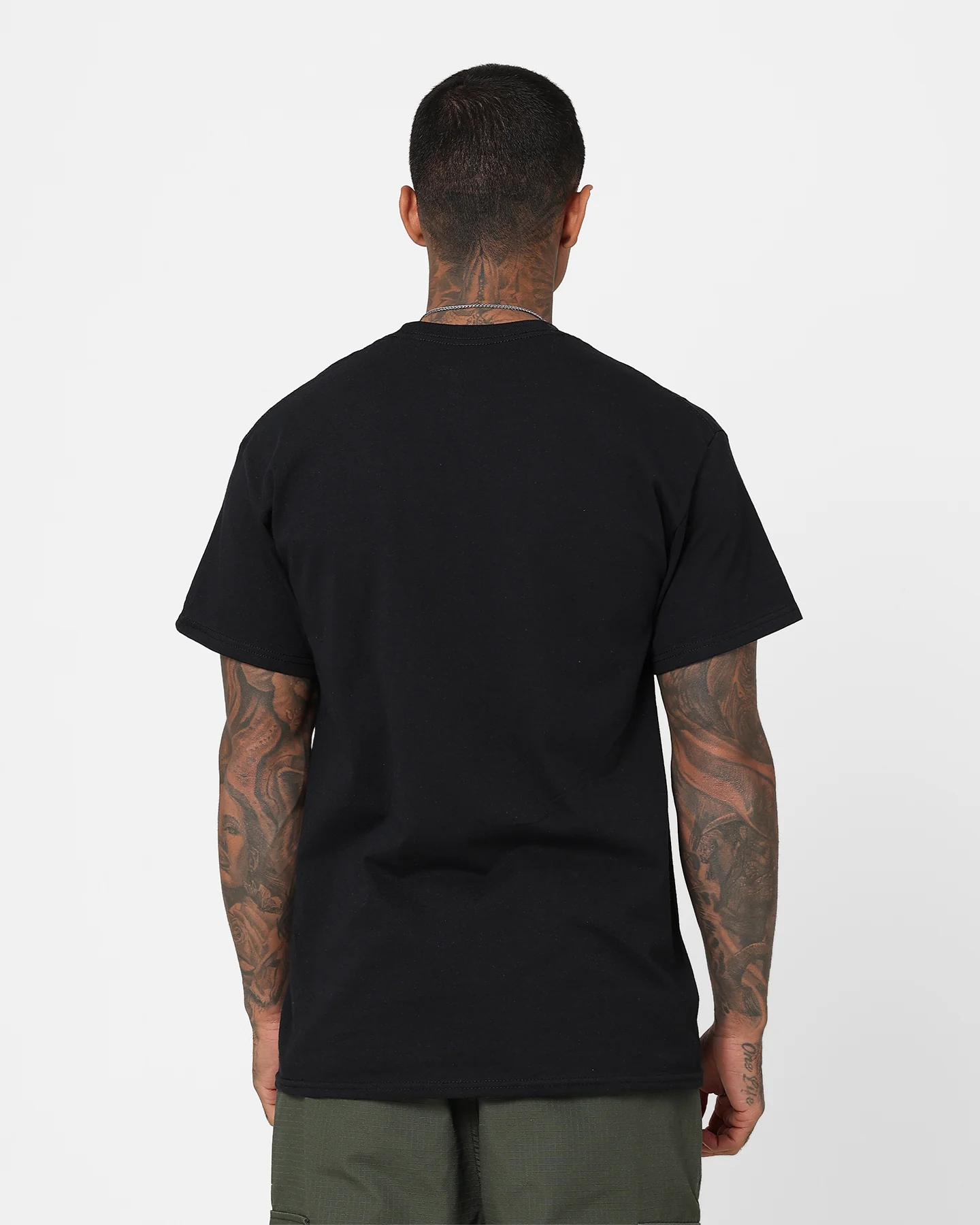 Crooks & Castles Varsity Angels T-Shirt Black - Image 4