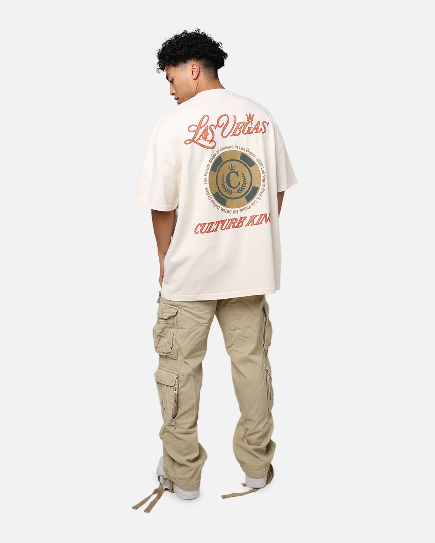Culture Kings Casino Vegas T-Shirt Off White - Image 3