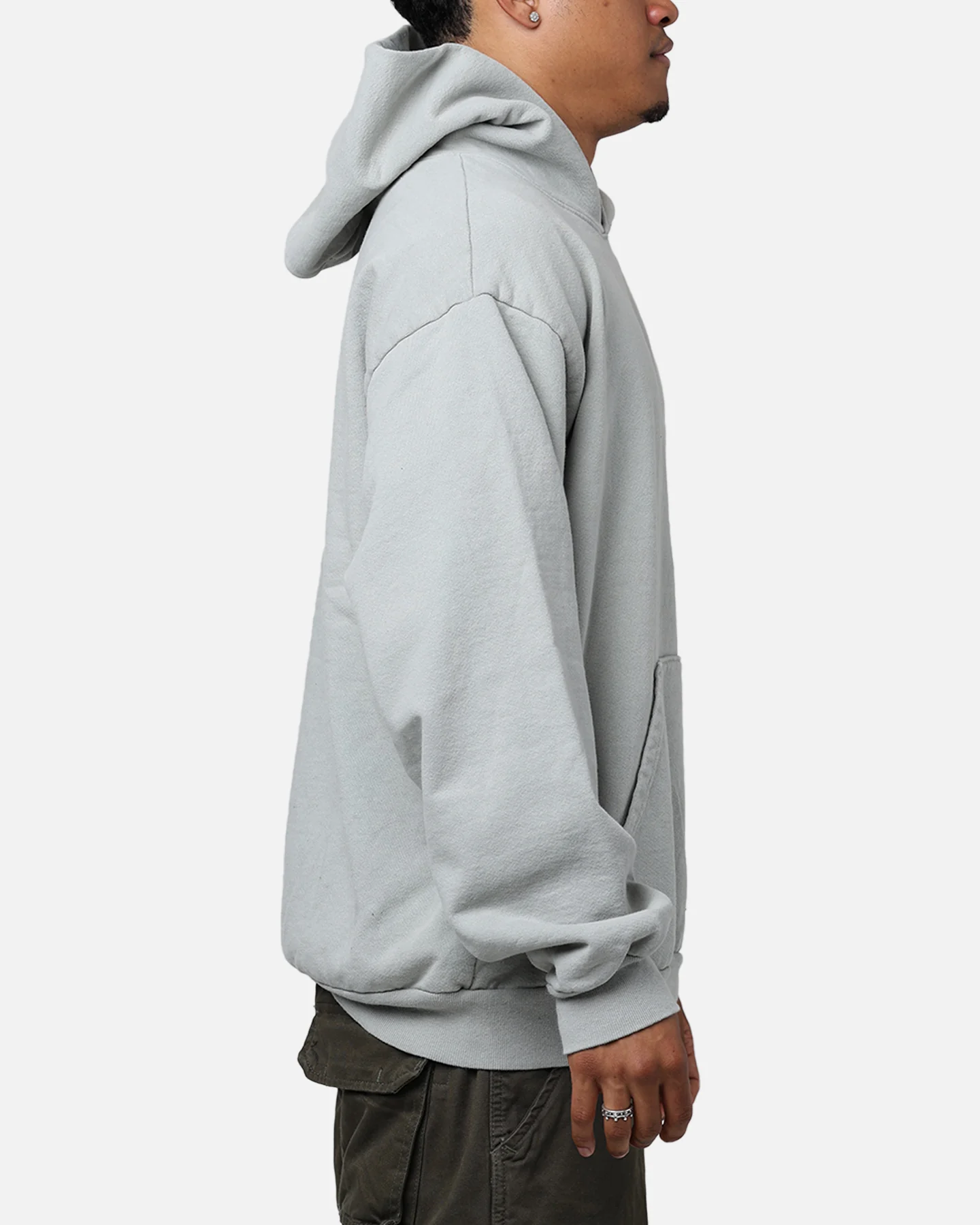 Culture Kings CK Embroidered Hoodie Sage - Image 4