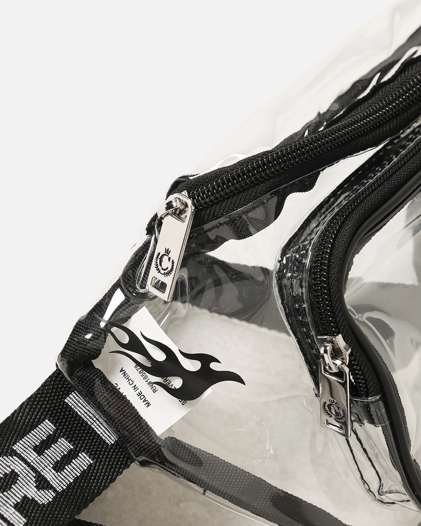 Culture Kings CK Festival Side Bag Clear/Black - Image 4