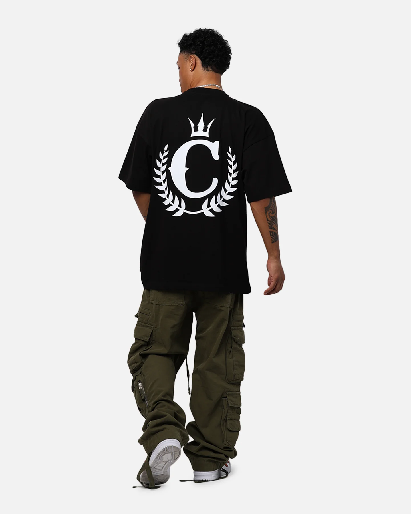 Culture Kings CK Logo Core T-Shirt Black - Image 3