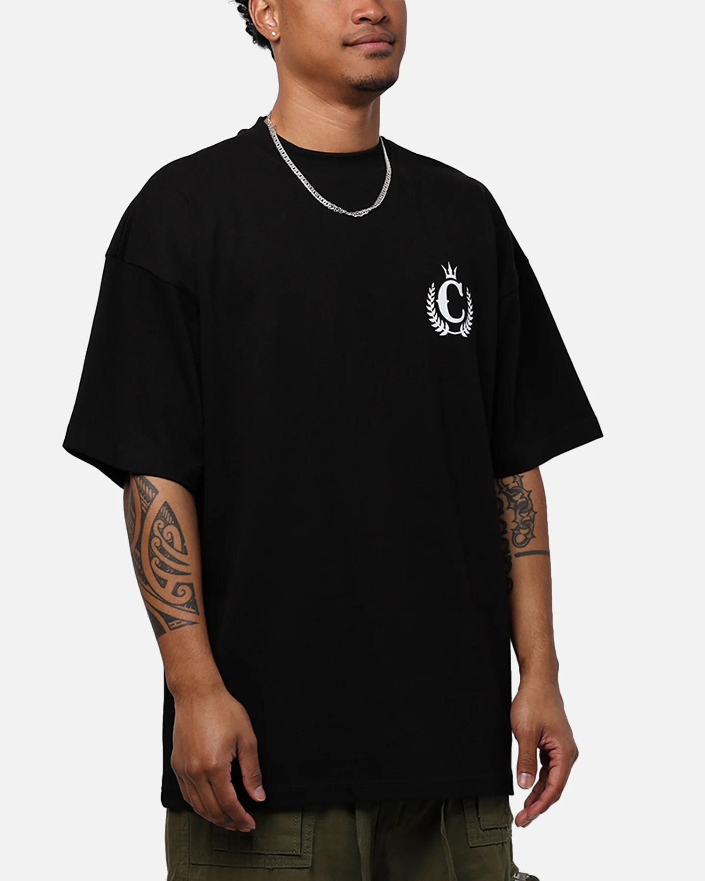 Culture Kings CK Logo Core T-Shirt Black - Image 6