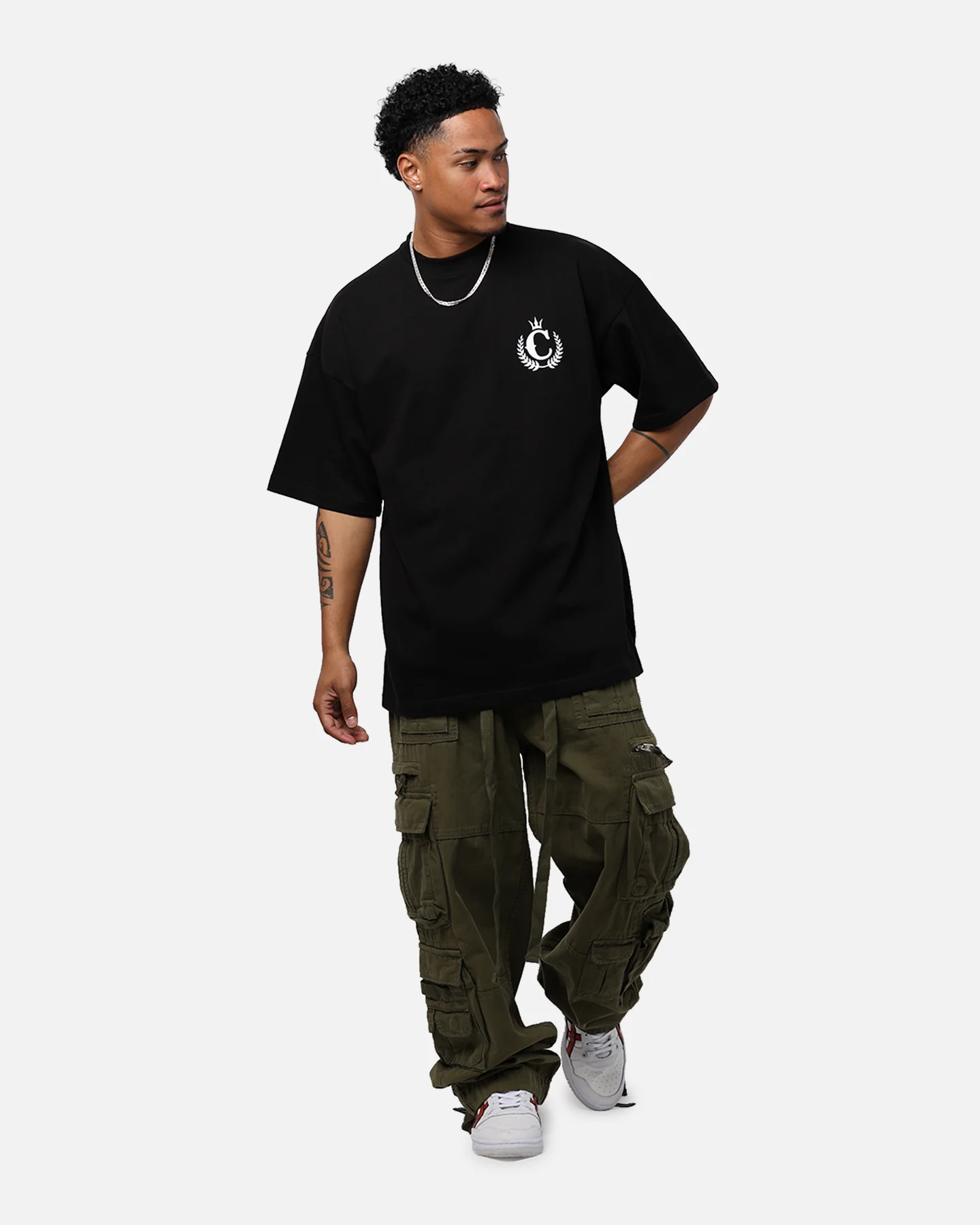 Culture Kings CK Logo Core T-Shirt Black - Image 8