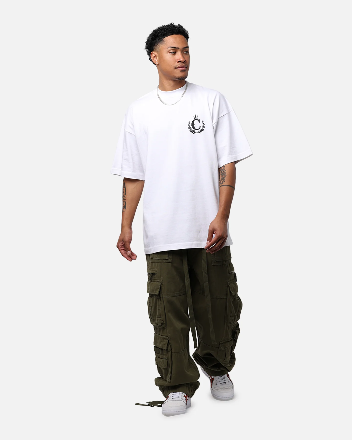 Culture Kings CK Logo Core T-Shirt White - Image 2