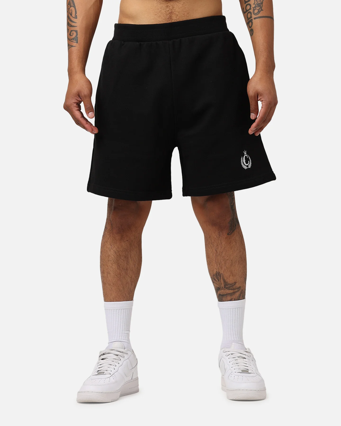 Culture Kings CK Sweat Shorts Black - Image 7