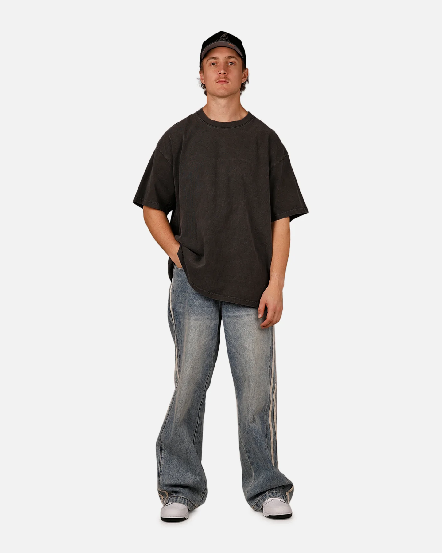 Culture Kings Demolition T-Shirt Black Wash - Image 3