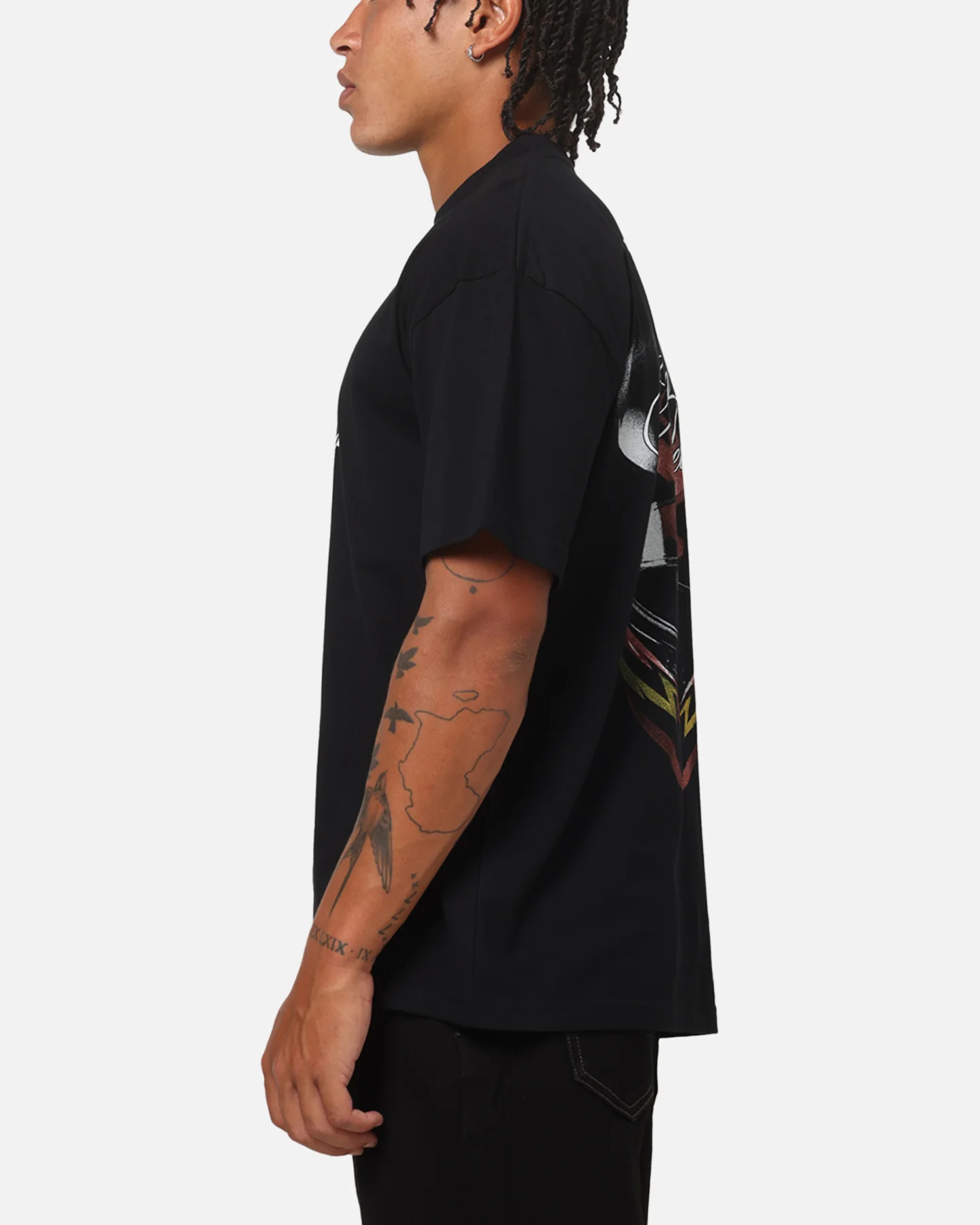 Culture Kings Disney x Formula 1® Mickey Helmet Vintage T-Shirt Black - Image 6