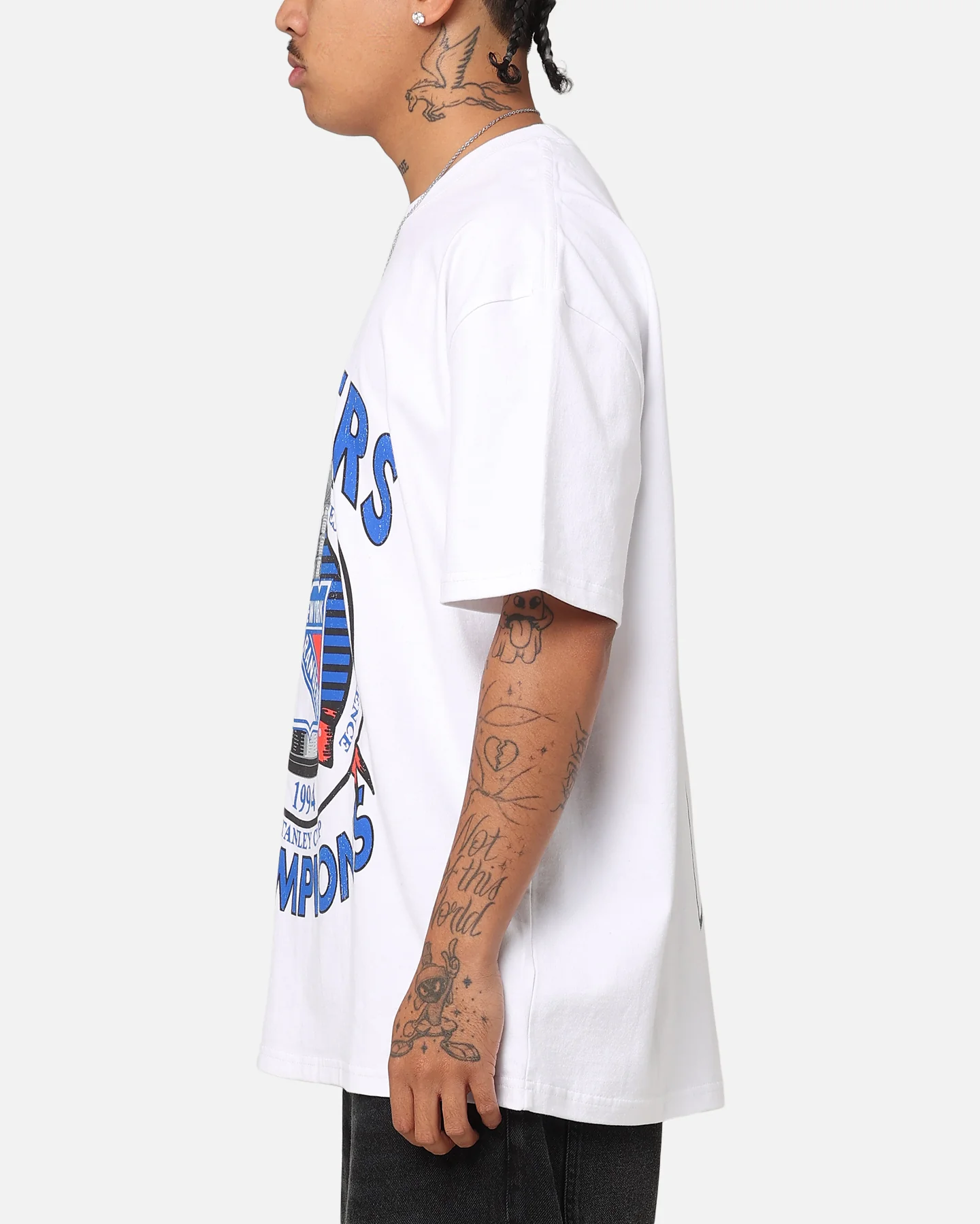 Culture Kings New York Rangers 1994 Cup Heavy T-Shirt White - Image 6