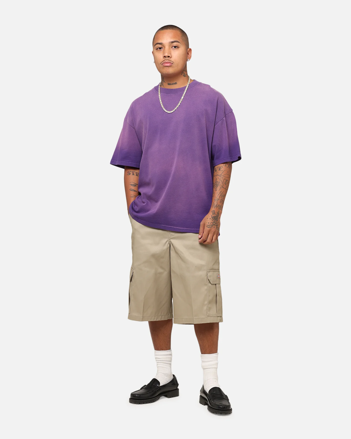 Culture Kings Sunfade T-Shirt Purple - Image 2