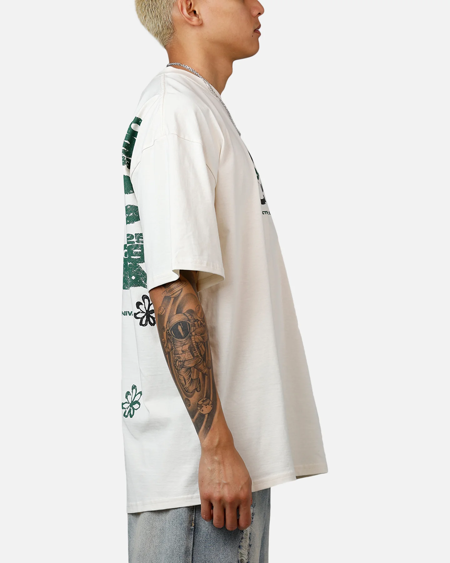 Culture Kings X EDC 2025 Vintage T-Shirt Off White - Image 4