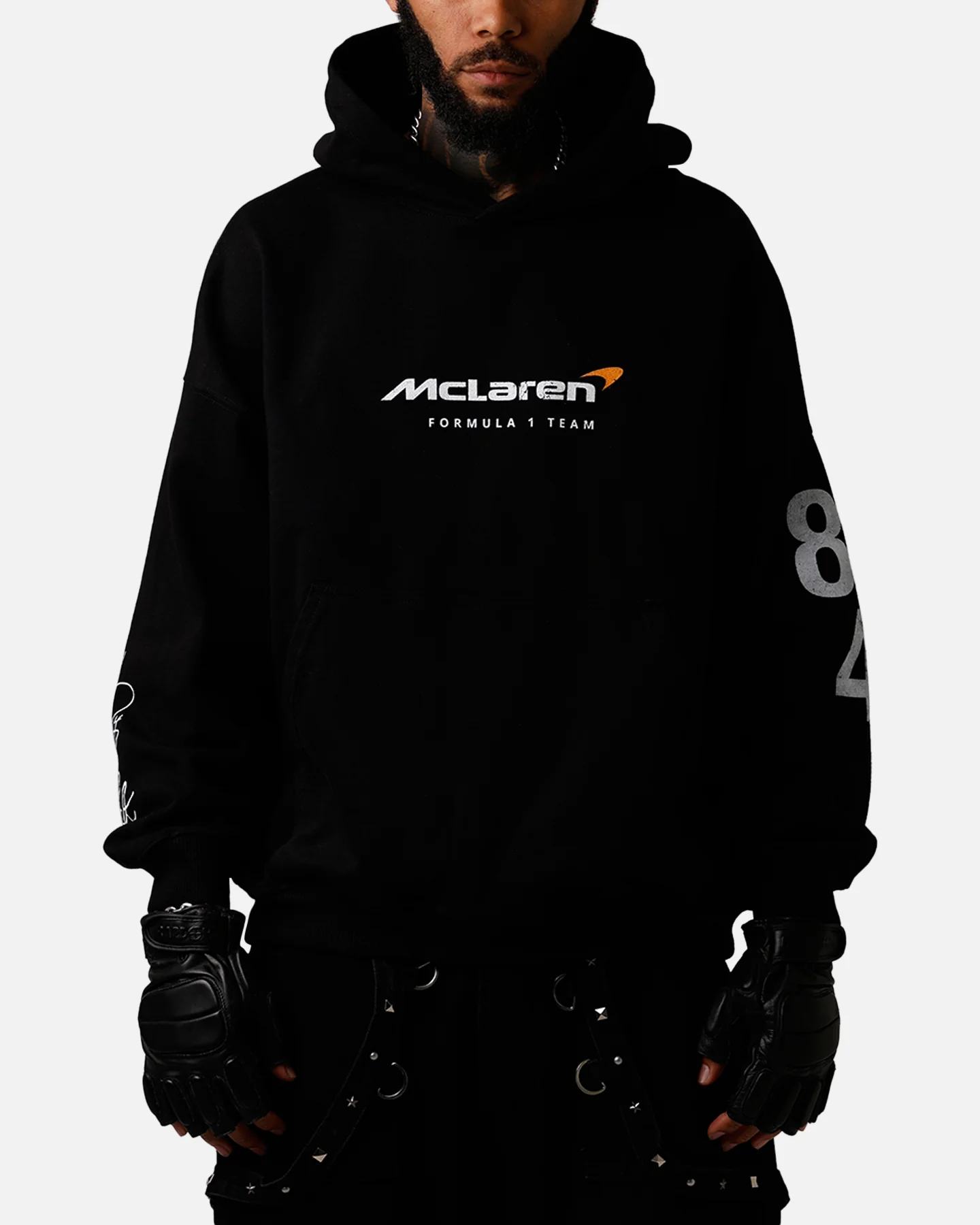 Culture Kings X Mclaren 'Las Vegas Grand Prix 2024' Piastri And Norris Hoodie Black - Image 2