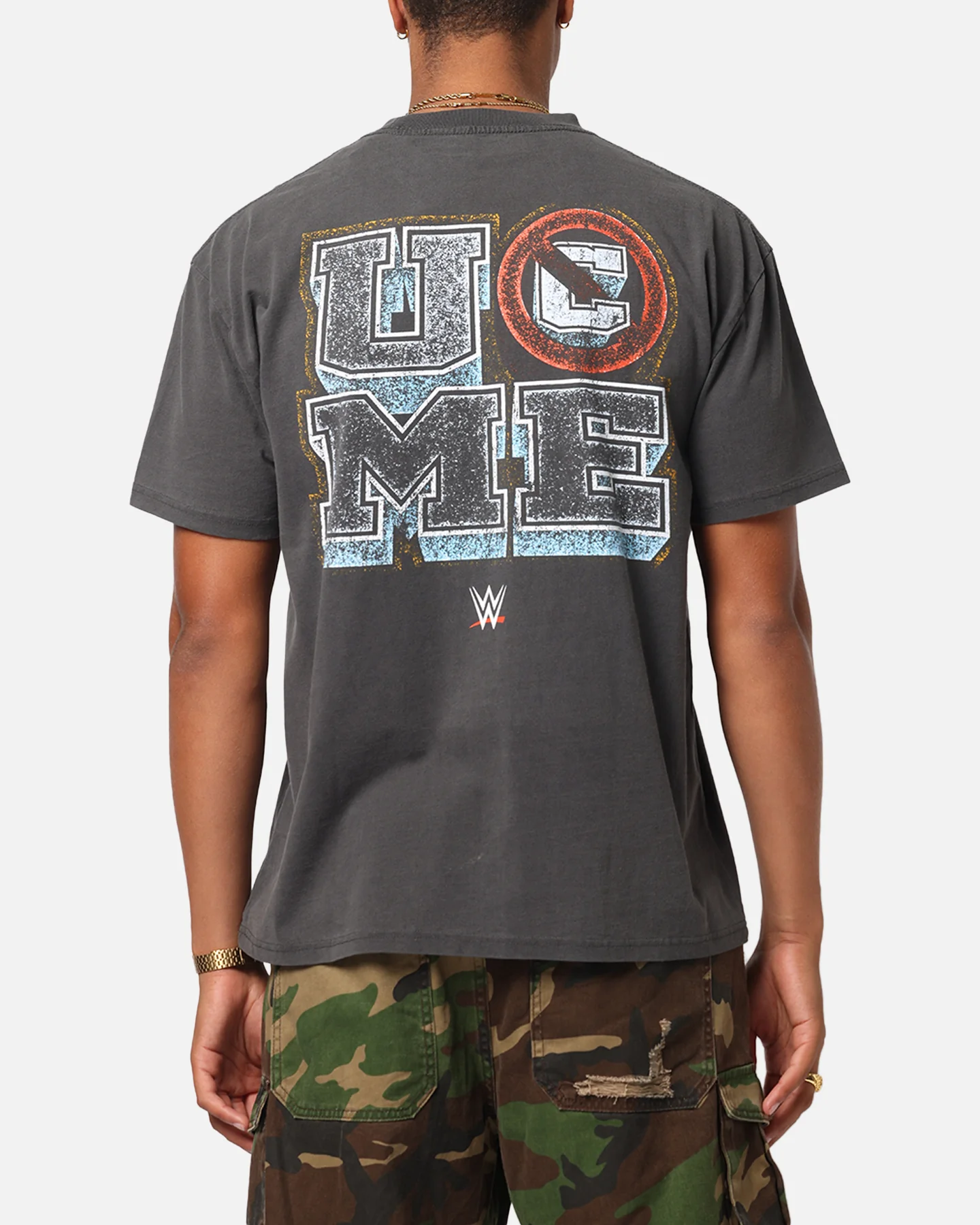 Culture Kings X WWE John Cena Wrestlemania XLI Heavy T-Shirt Black Wash - Image 2