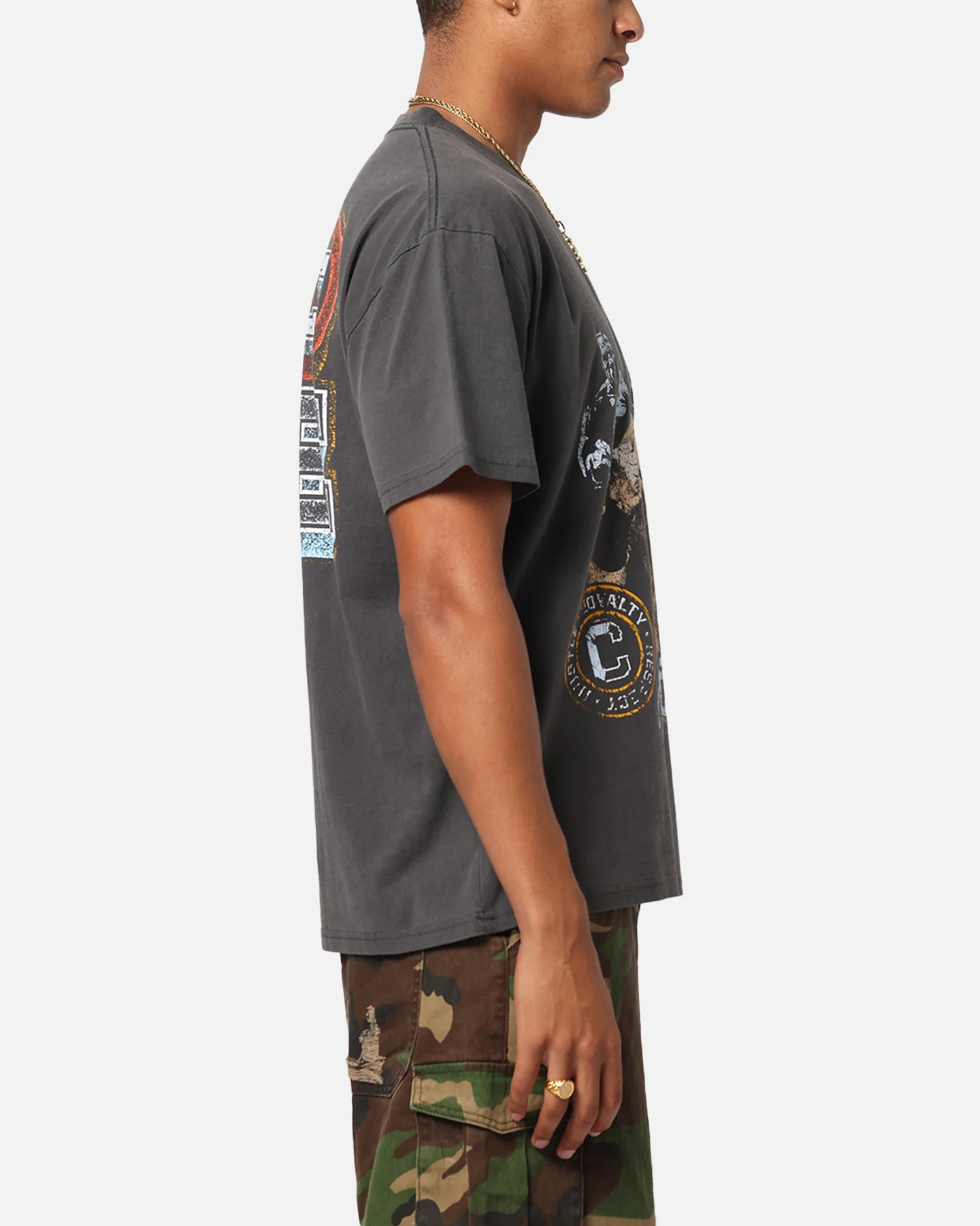 Culture Kings X WWE John Cena Wrestlemania XLI Heavy T-Shirt Black Wash - Image 5