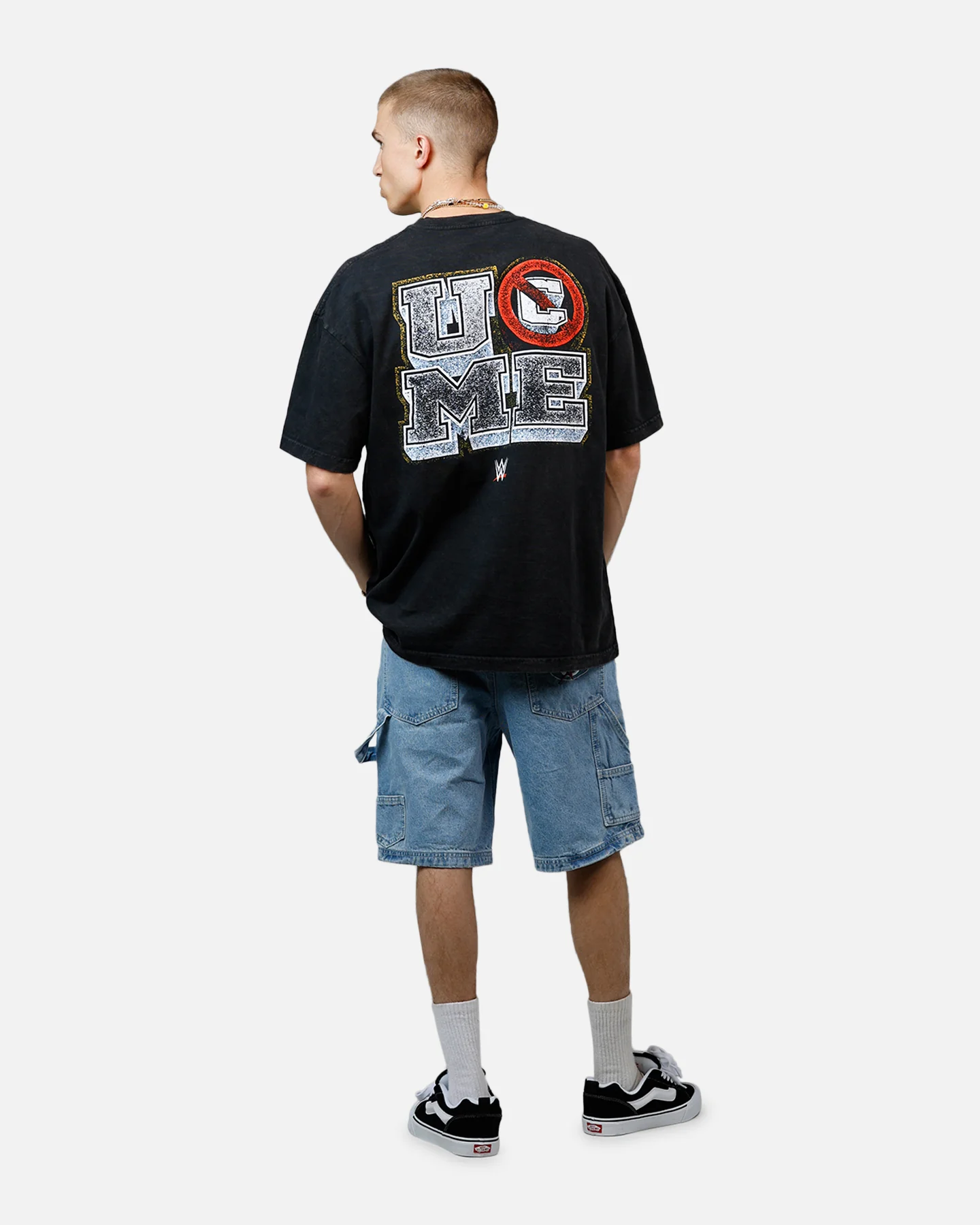 Culture Kings X WWE John Cena Wrestlemania XLI Vintage T-Shirt Black Acidwash - Image 6