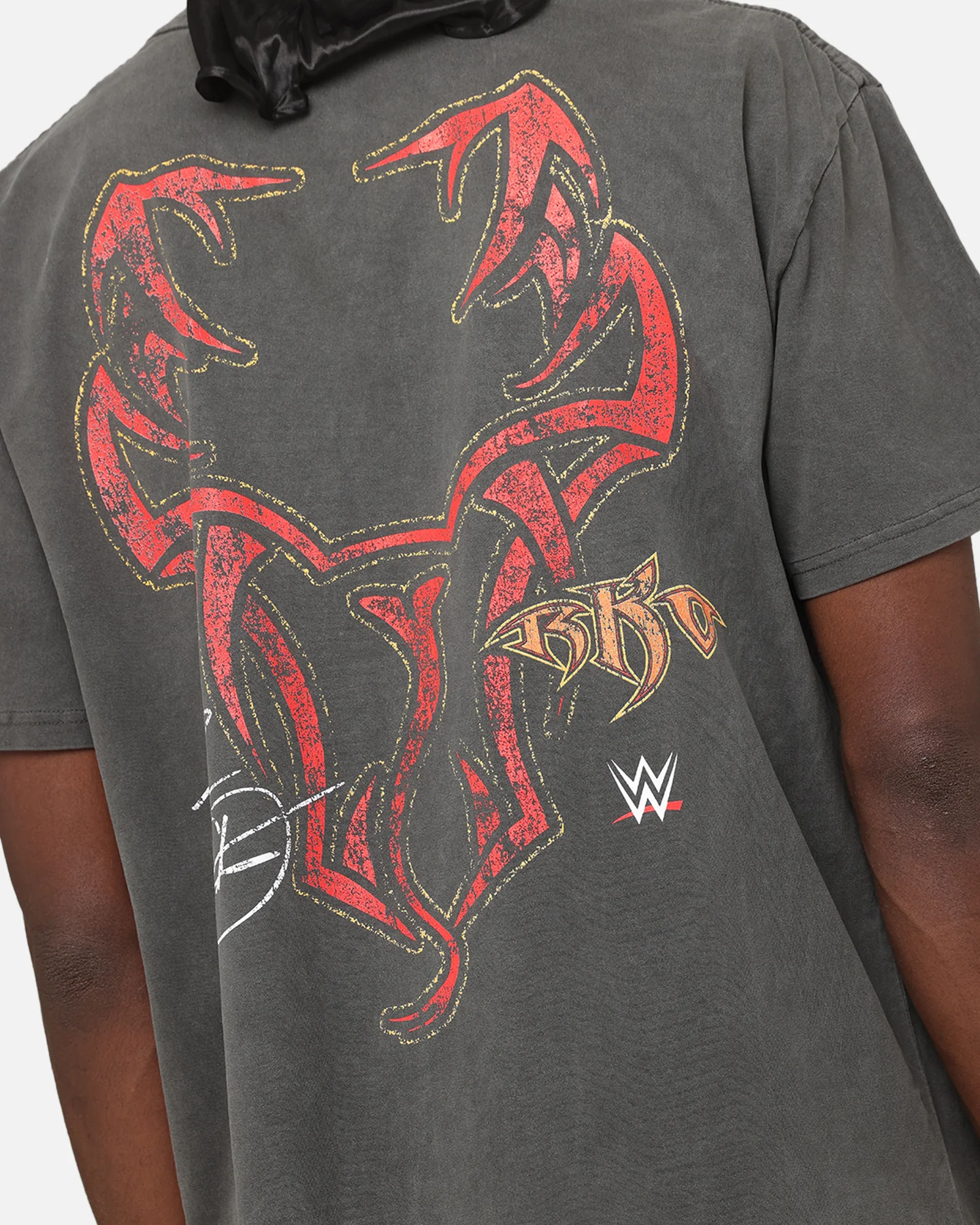 Culture Kings X WWE Randy Orton Heavyweight T-Shirt Black Wash - Image 8