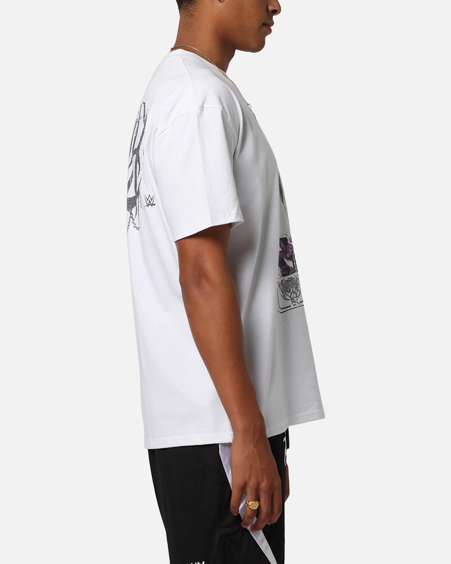 Culture Kings X WWE Rhea Ripley Wrestlemania XLI Heavy T-Shirt White - Image 5