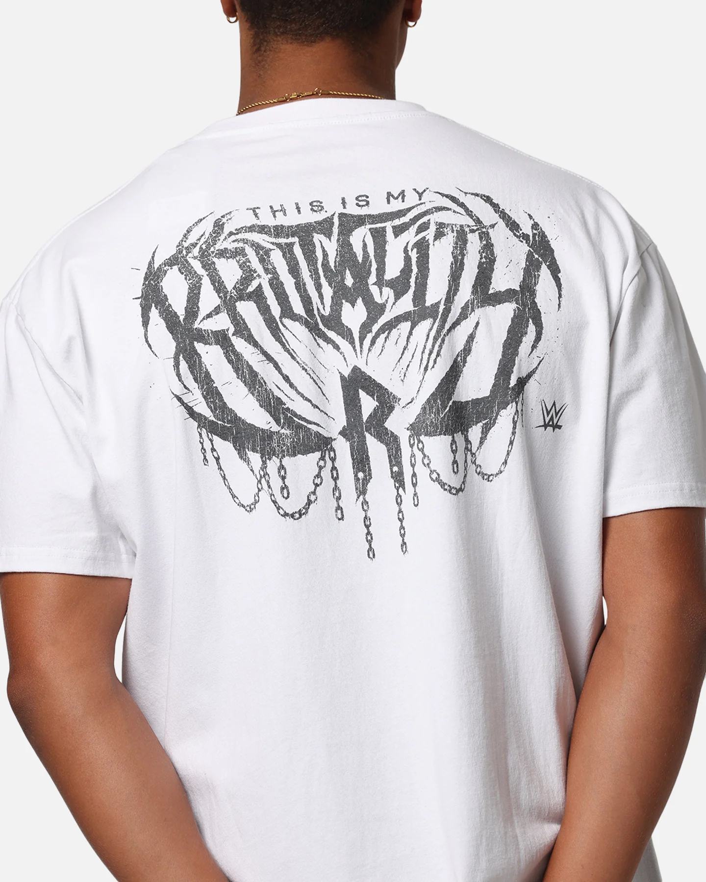 Culture Kings X WWE Rhea Ripley Wrestlemania XLI Heavy T-Shirt White - Image 8