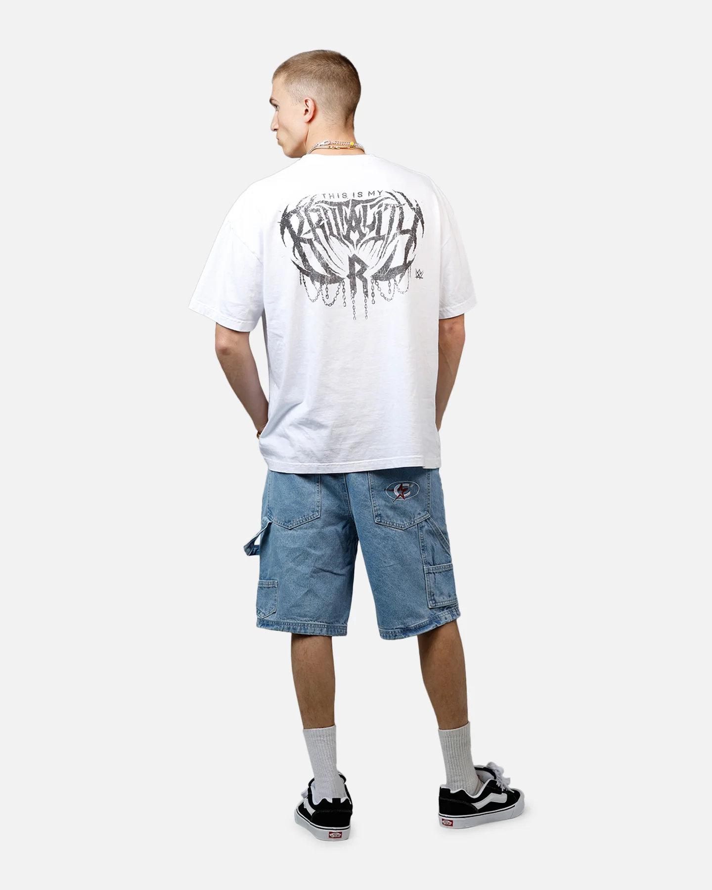 Culture Kings X WWE Rhea Ripley Wrestlemania XLI Vintage T-Shirt White - Image 6