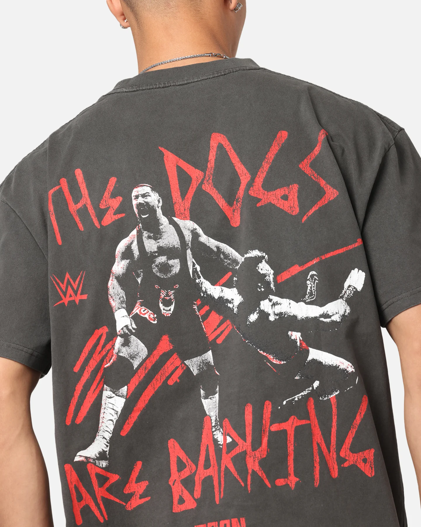 Culture Kings X WWE Bron Breaker Heavy T-Shirt Black Wash - Image 8