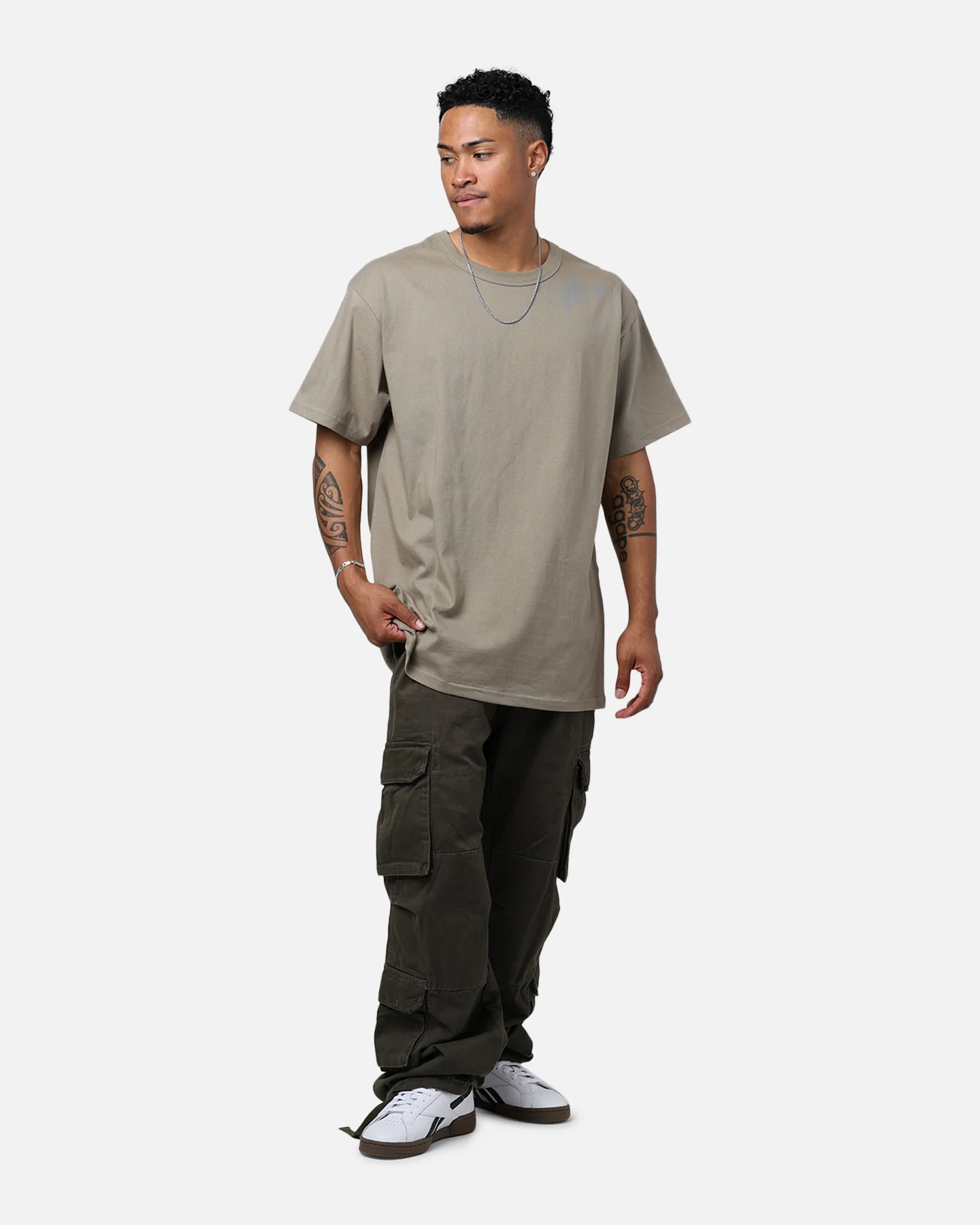 Daniel Patrick Surplus Base Layer T-Shirt Olive - Image 3