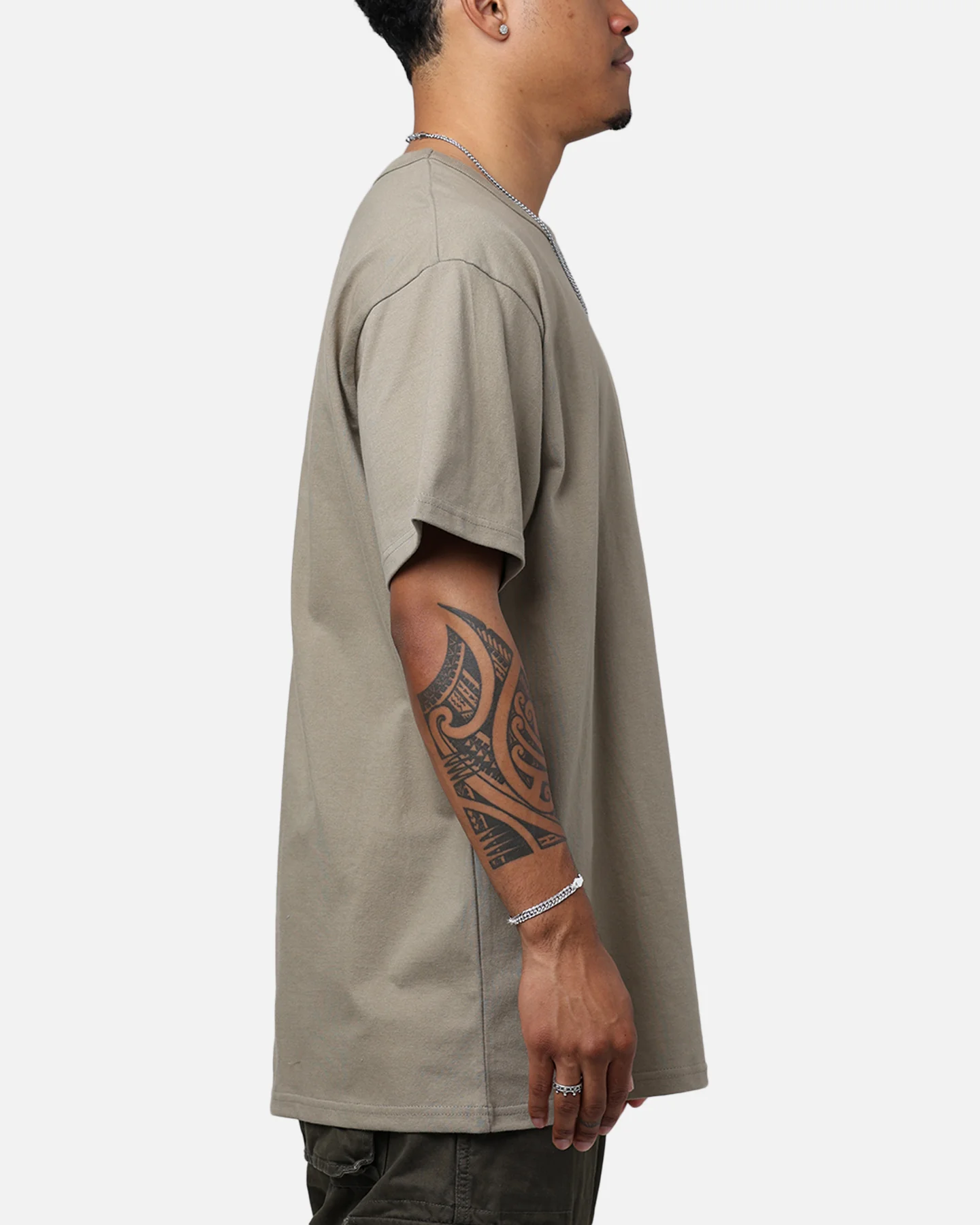 Daniel Patrick Surplus Base Layer T-Shirt Olive - Image 4