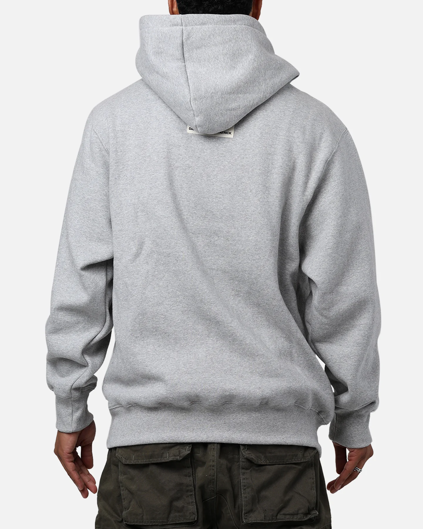 Daniel Patrick Surplus Logo Hoodie Grey - Image 2