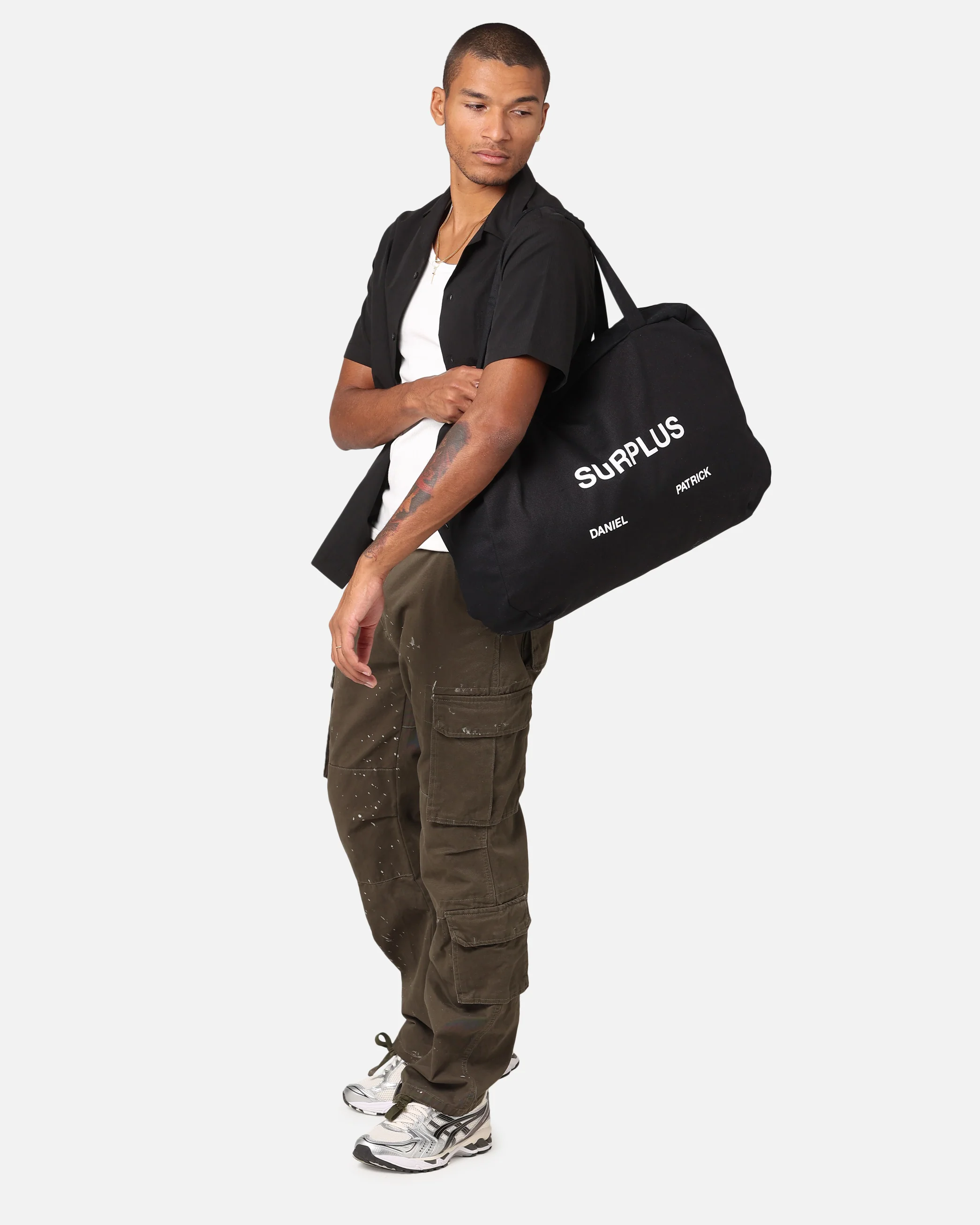 Daniel Patrick X Surplus Tote Black - Image 3