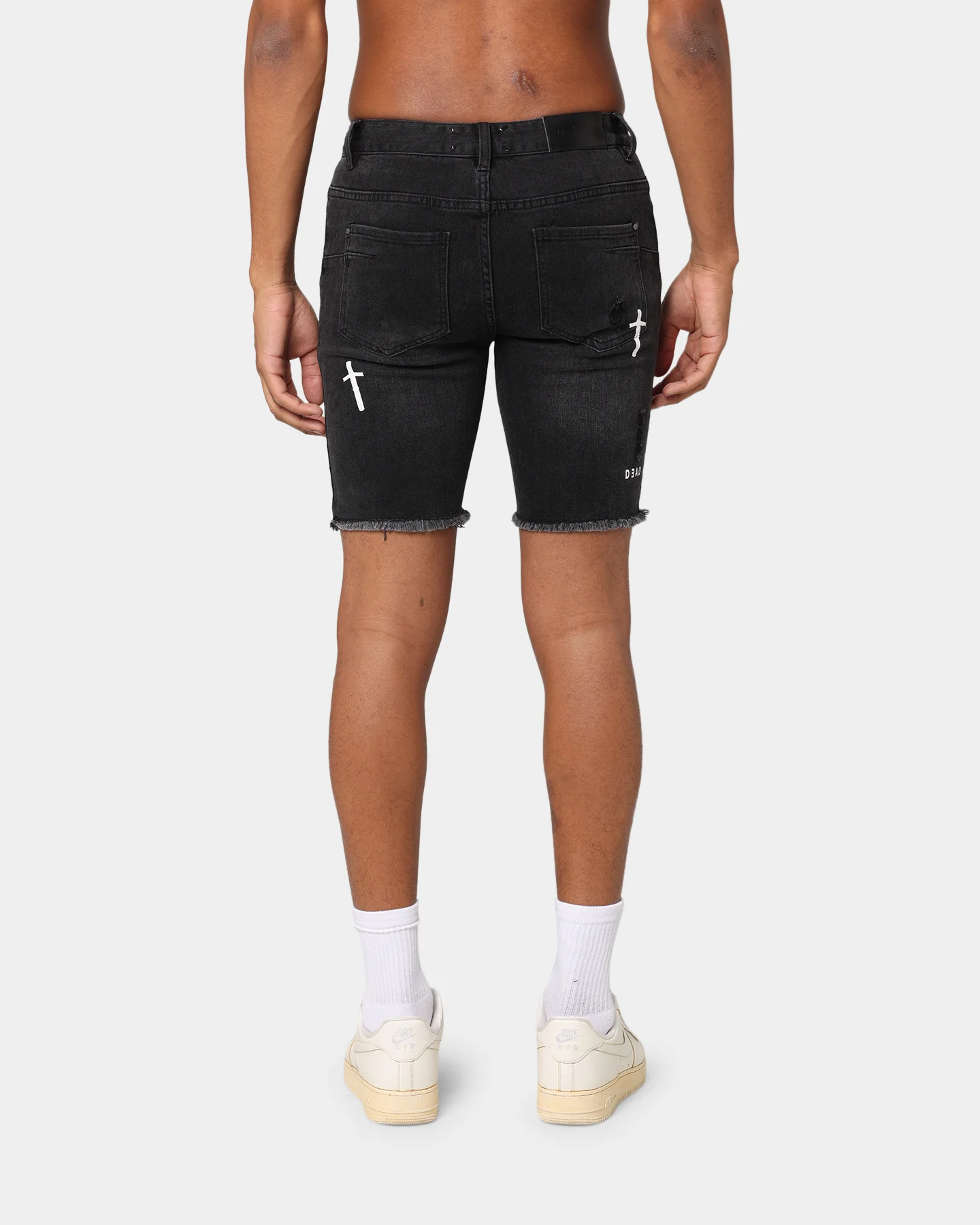 Dead Studios Destroy Denim Short Washed Black - Image 5