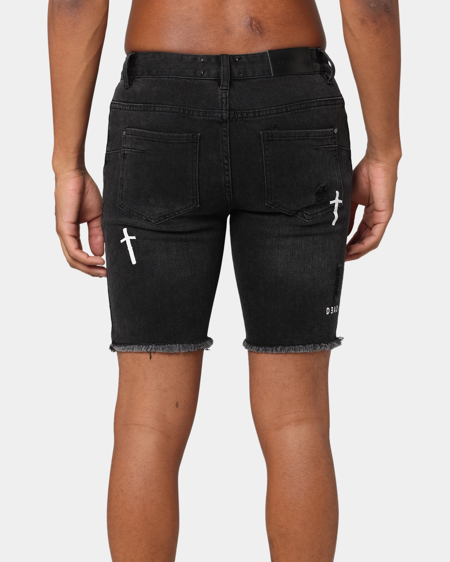 Dead Studios Destroy Denim Short Washed Black - Image 9