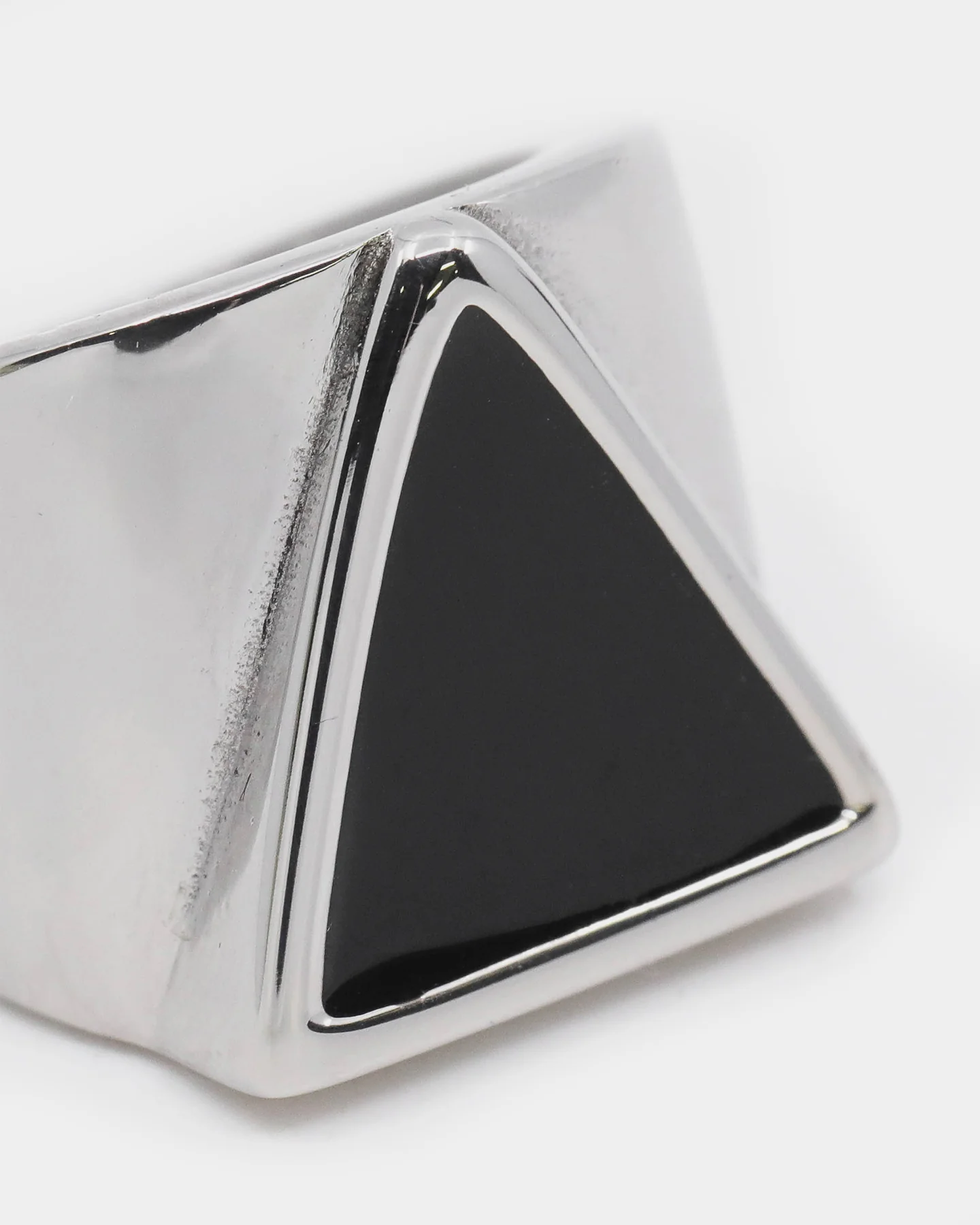 Dead Studios Men's Tri Stone Ring Stainless Steel/Black - Image 3