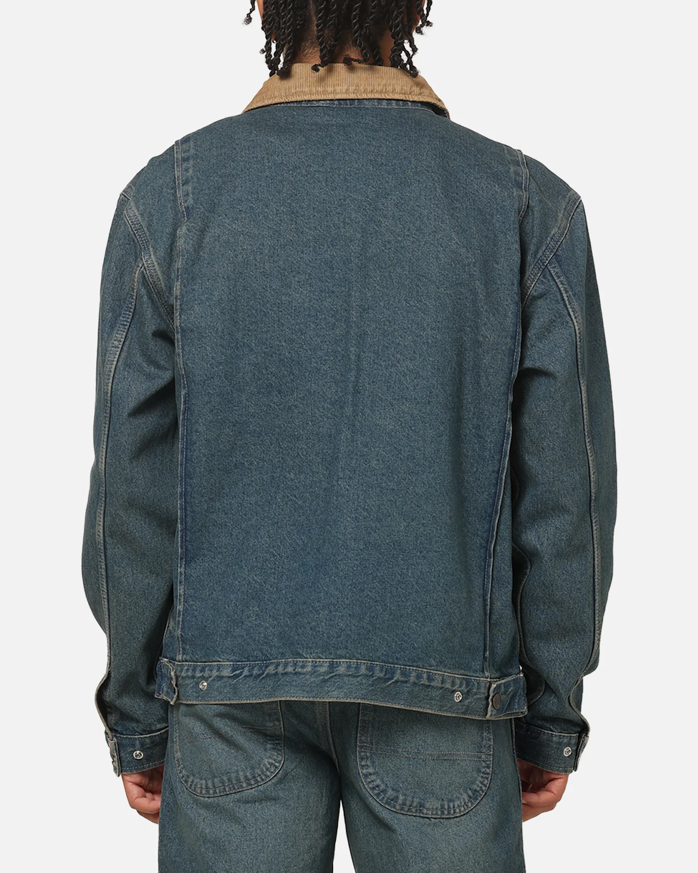 Dickies Denim Painter Jacket Khaki Tinted Blue - Image 2