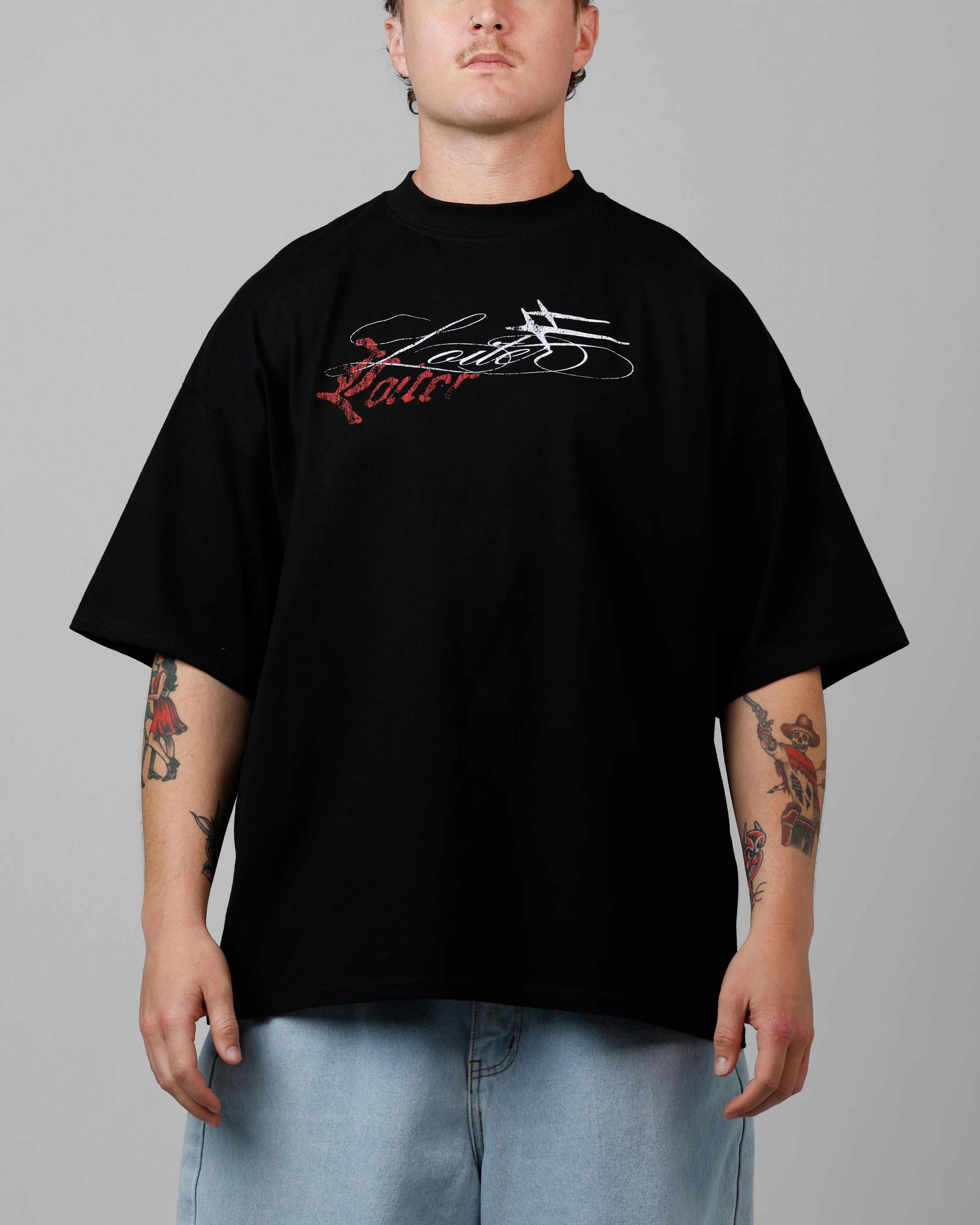 Loiter Devotion T-Shirt Black - Image 2