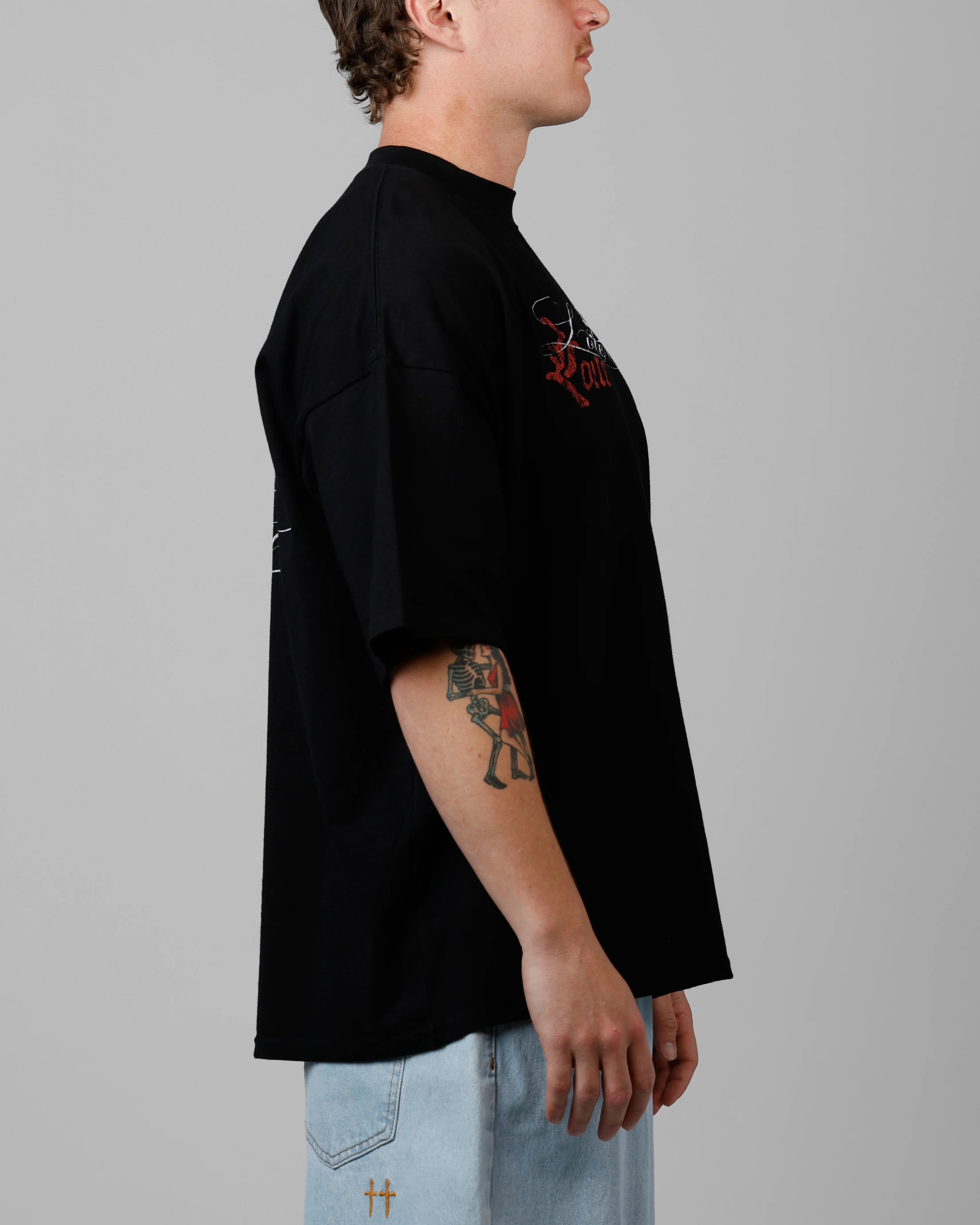 Loiter Devotion T-Shirt Black - Image 4