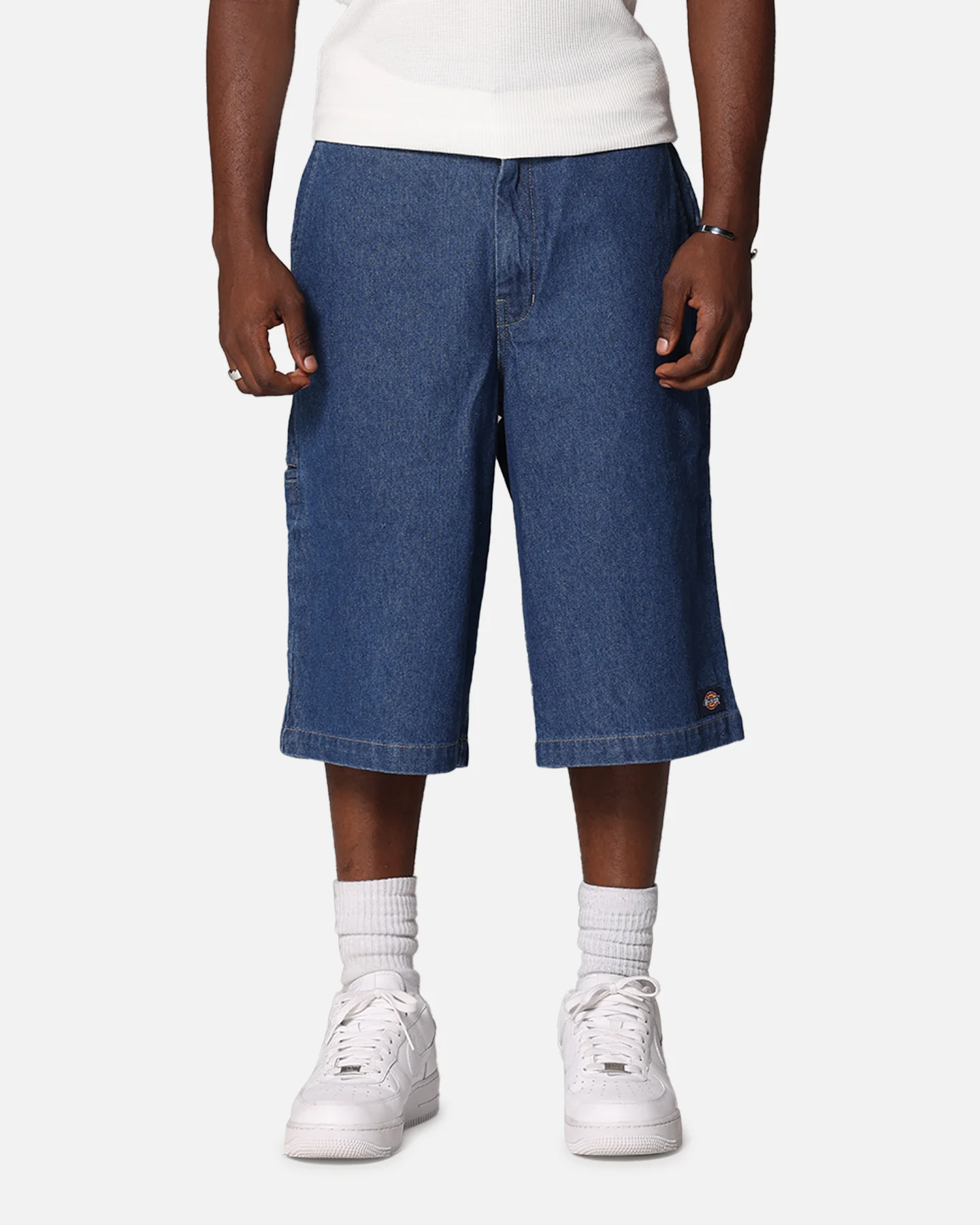 Dickies 13" Loose Fit Multi Pocket Shorts Stone Washed Indigo - Image 5