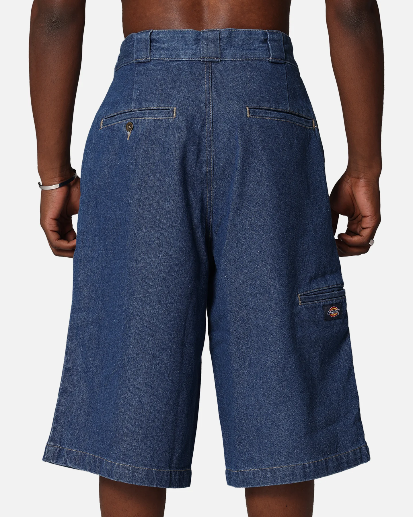 Dickies 13" Loose Fit Multi Pocket Shorts Stone Washed Indigo - Image 8