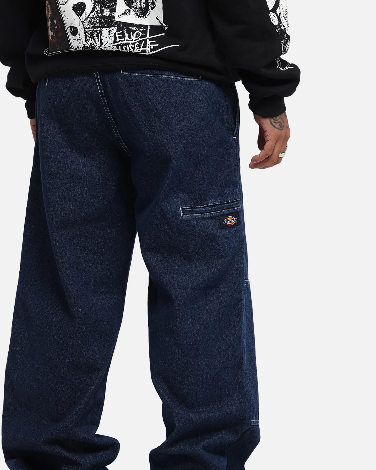 Dickies 82-283AU Denim Jeans Rinsed Indigo - Image 4