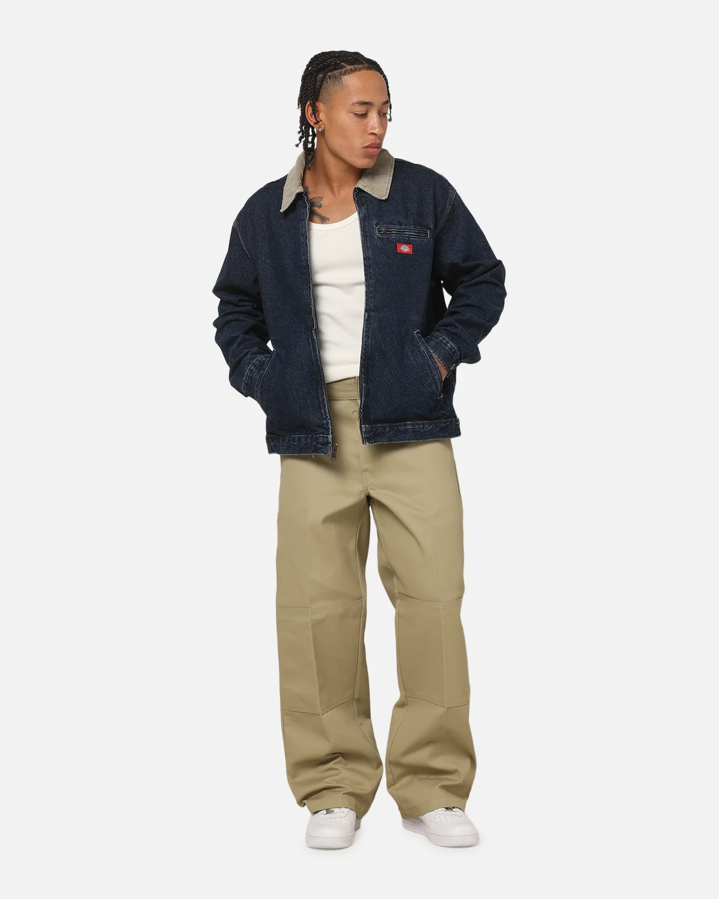 Dickies Double Knee Rec Pants Khaki - Image 2