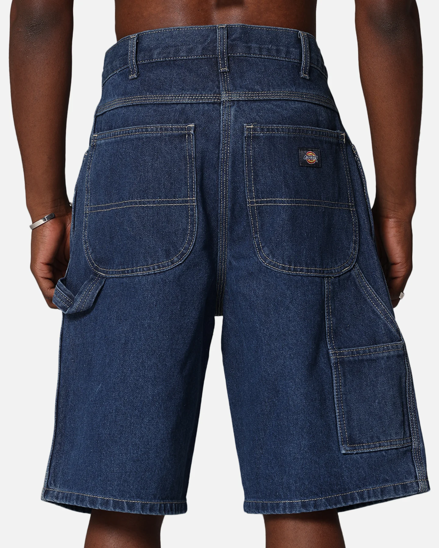 Dickies Relaxed Fit Carpenter Shorts Stone Washed Indigo - Image 8