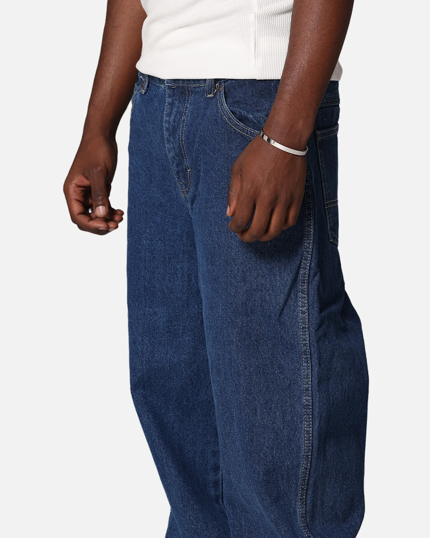 Dickies Relaxed Straight Denim Jeans Stone Washed Indigo - Image 4