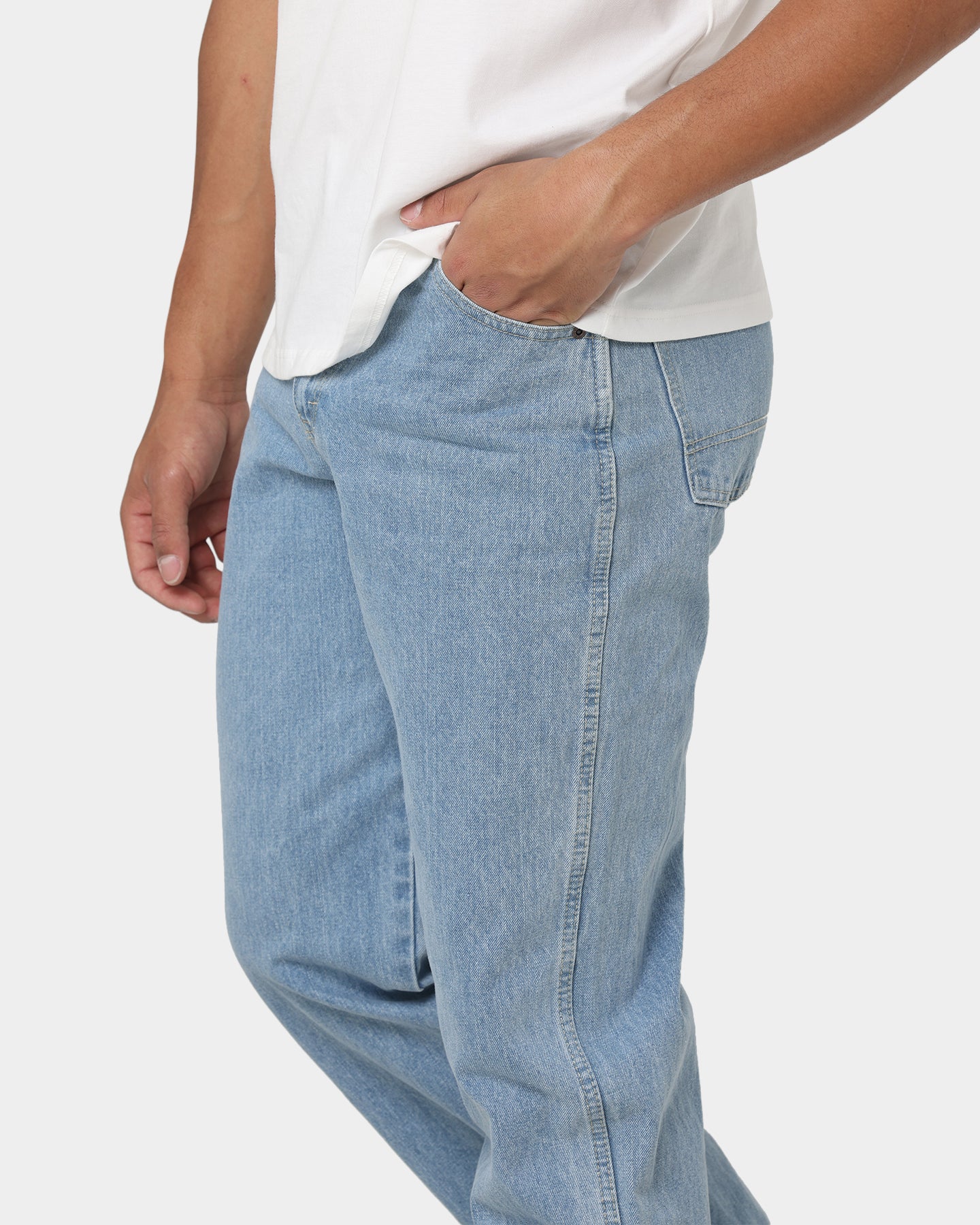Dickies Relaxed Straight Fit Jeans Light Indigo - Image 4