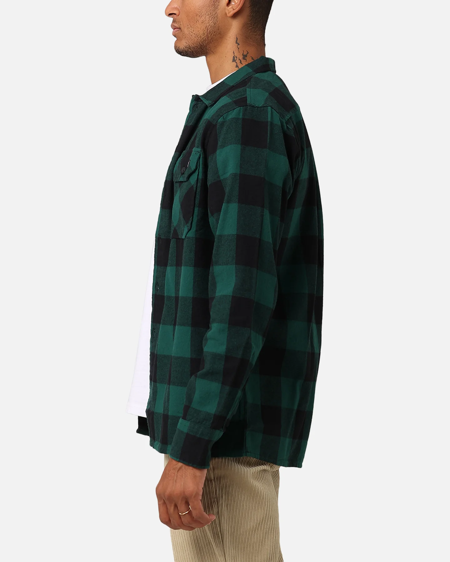 Dickies Sacramento Flannel Shirt Spruce 2.0 - Image 5
