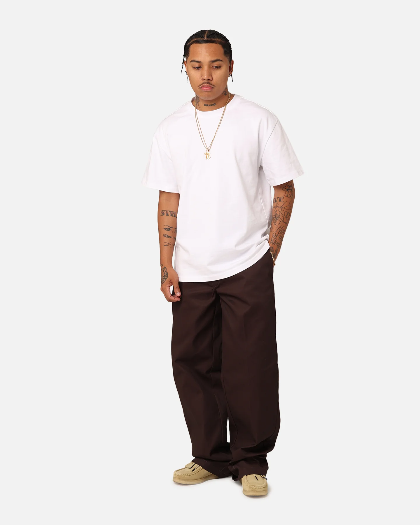 Dickies Super Baggy Loose Fit Pants Dark Brown - Image 2