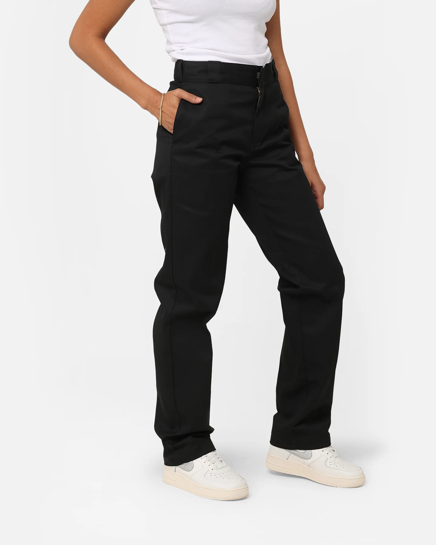 Dickies Women's 875 Pants Black - Image 4